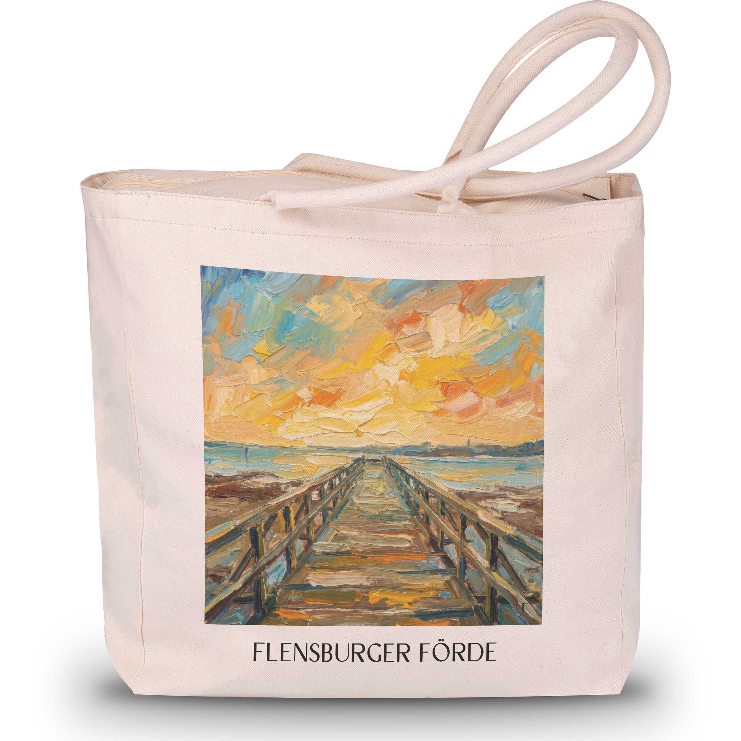 flensburger-förde-schleswig-deutschland-einkaufstasche-oil-painting-oelgemaelde