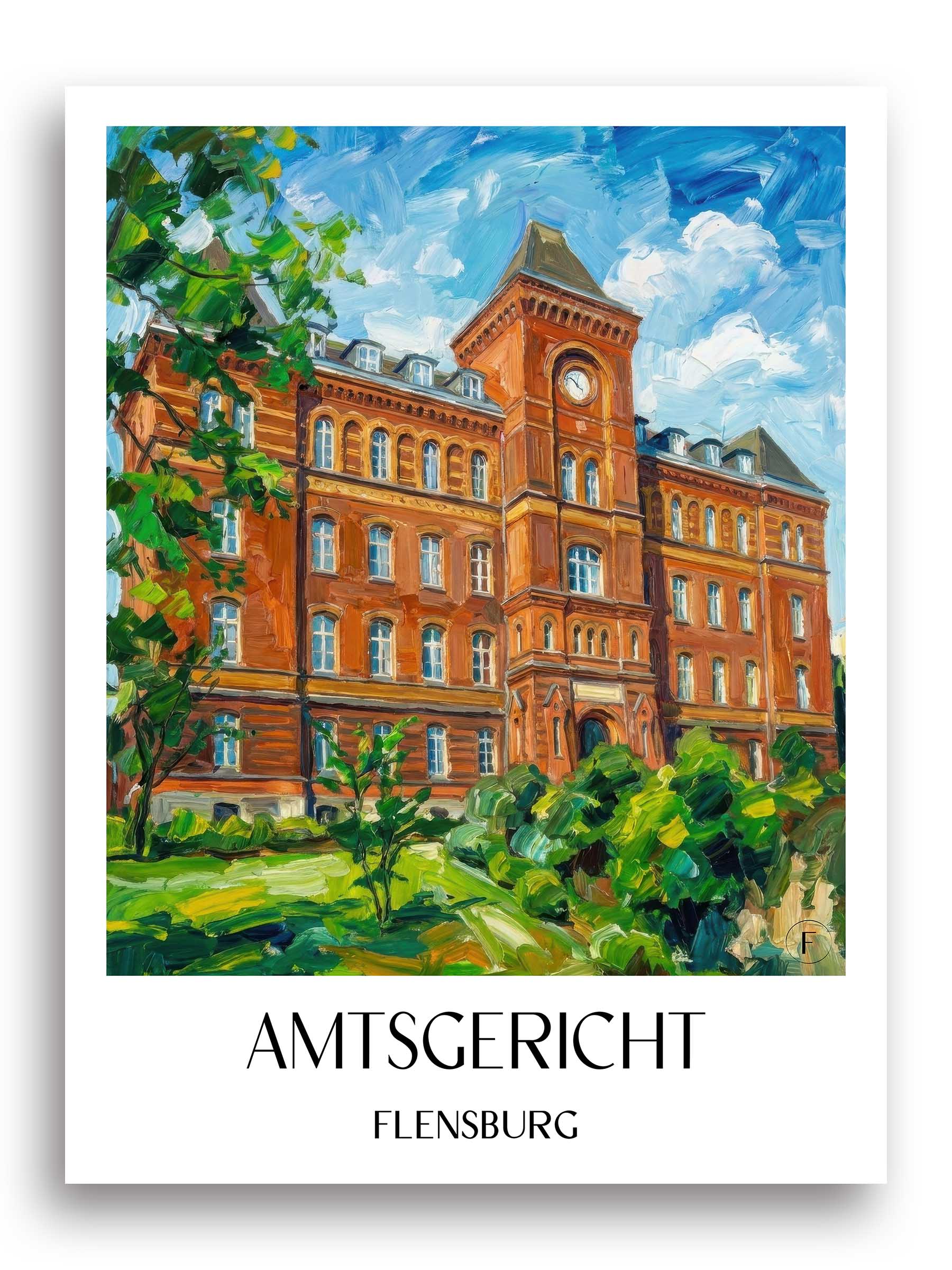 amtsgericht-flensburg-deutschland-poster-oil-painting-oelgemaelde