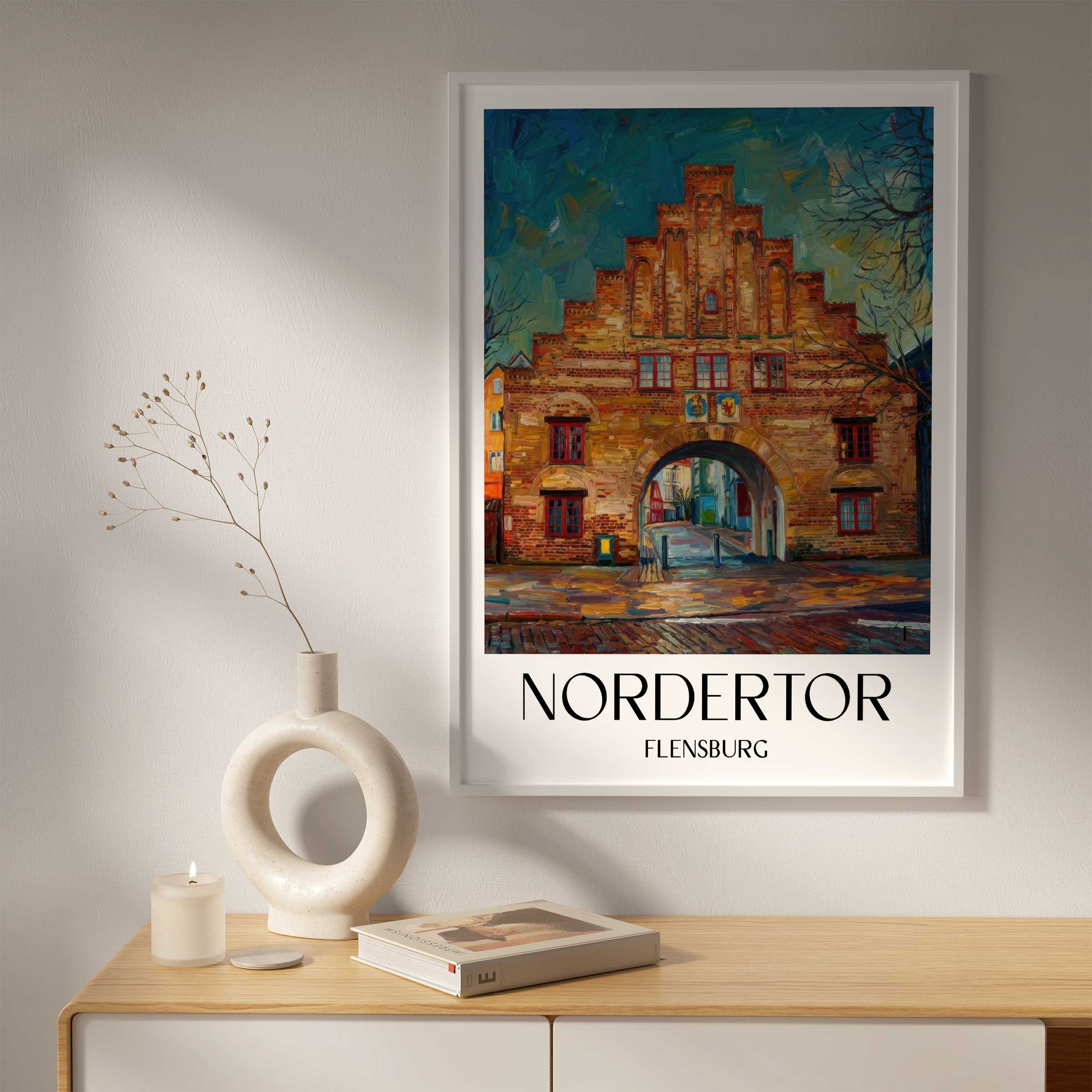 nordertor-flensburg-deutschland-poster-oil-painting-oelgemaelde