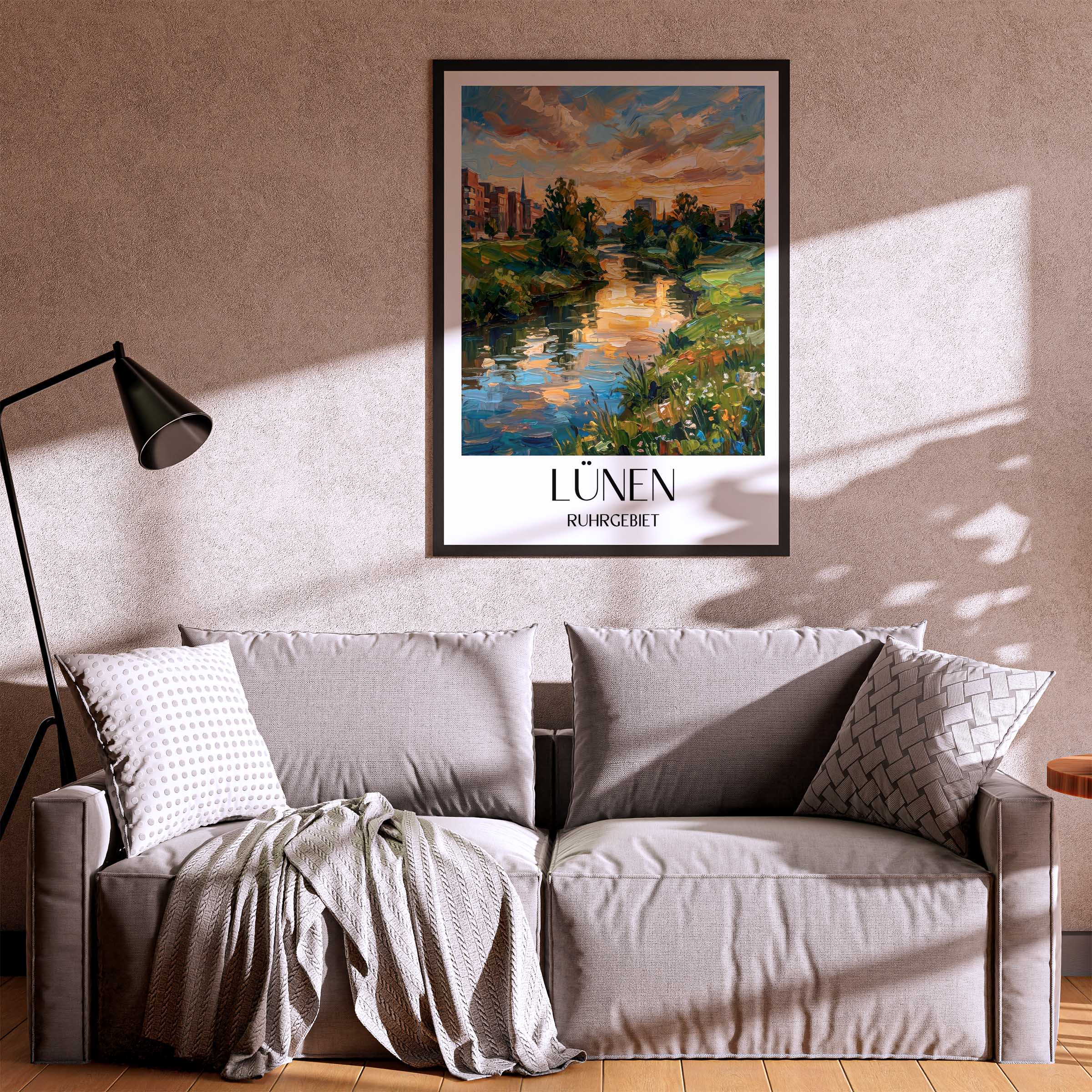 lünen-ruhrgebiet-deutschland-poster-oil-painting-oelgemaelde