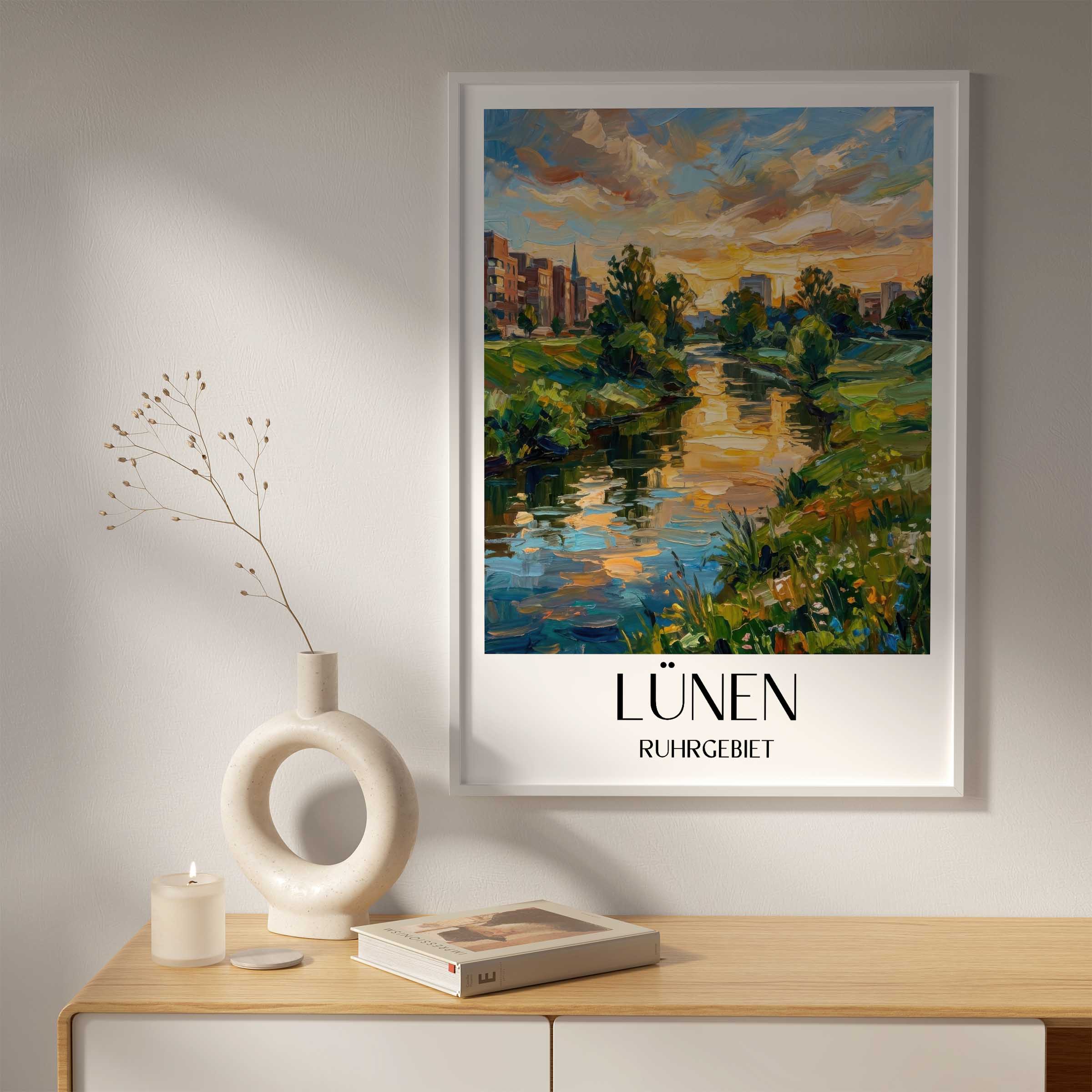 lünen-ruhrgebiet-deutschland-poster-oil-painting-oelgemaelde
