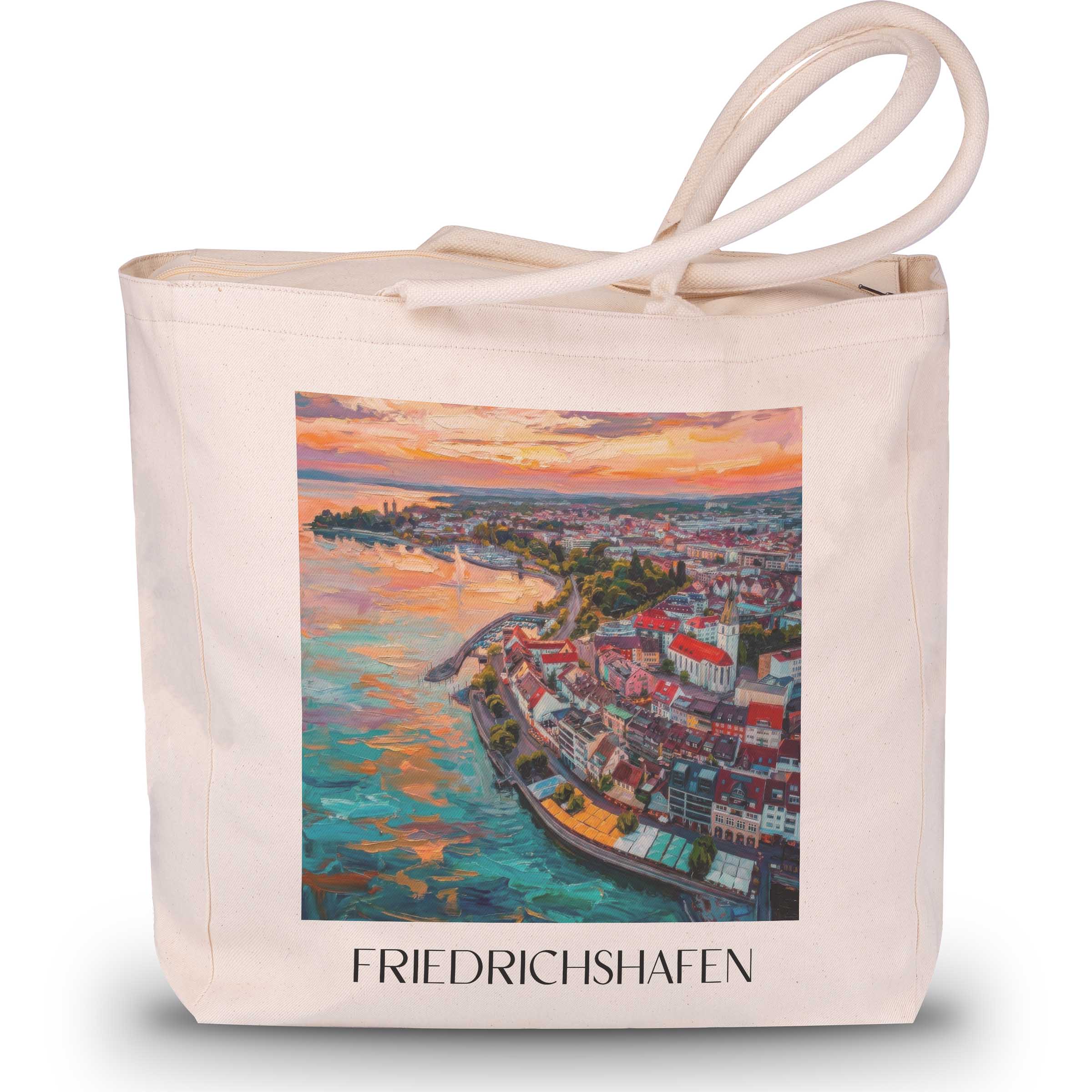 friedrichshafen-bodensee-deutschland-einkaufstasche-oil-painting-oelgemaelde