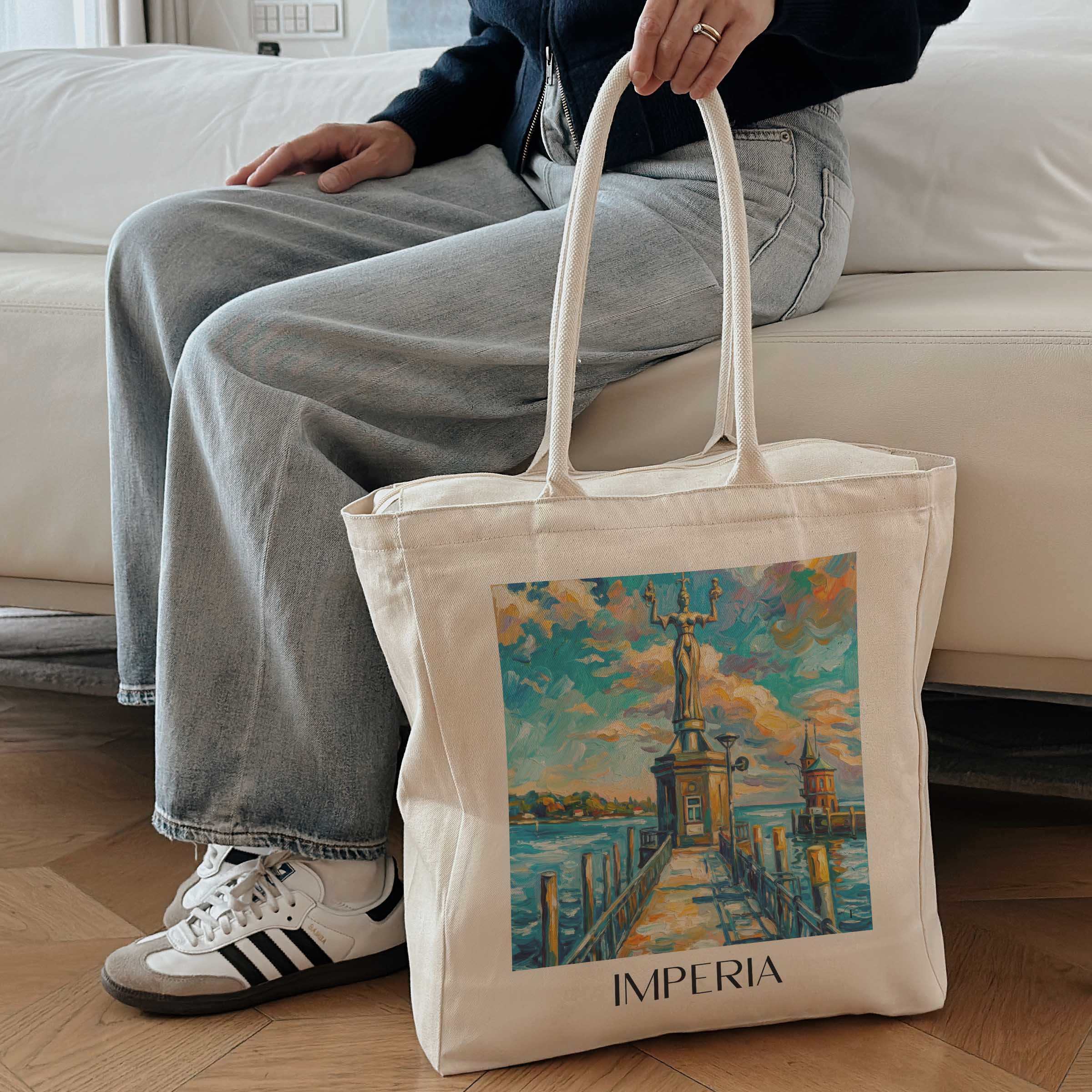 imperia-konstanz-deutschland-einkaufstasche-oil-painting-oelgemaelde
