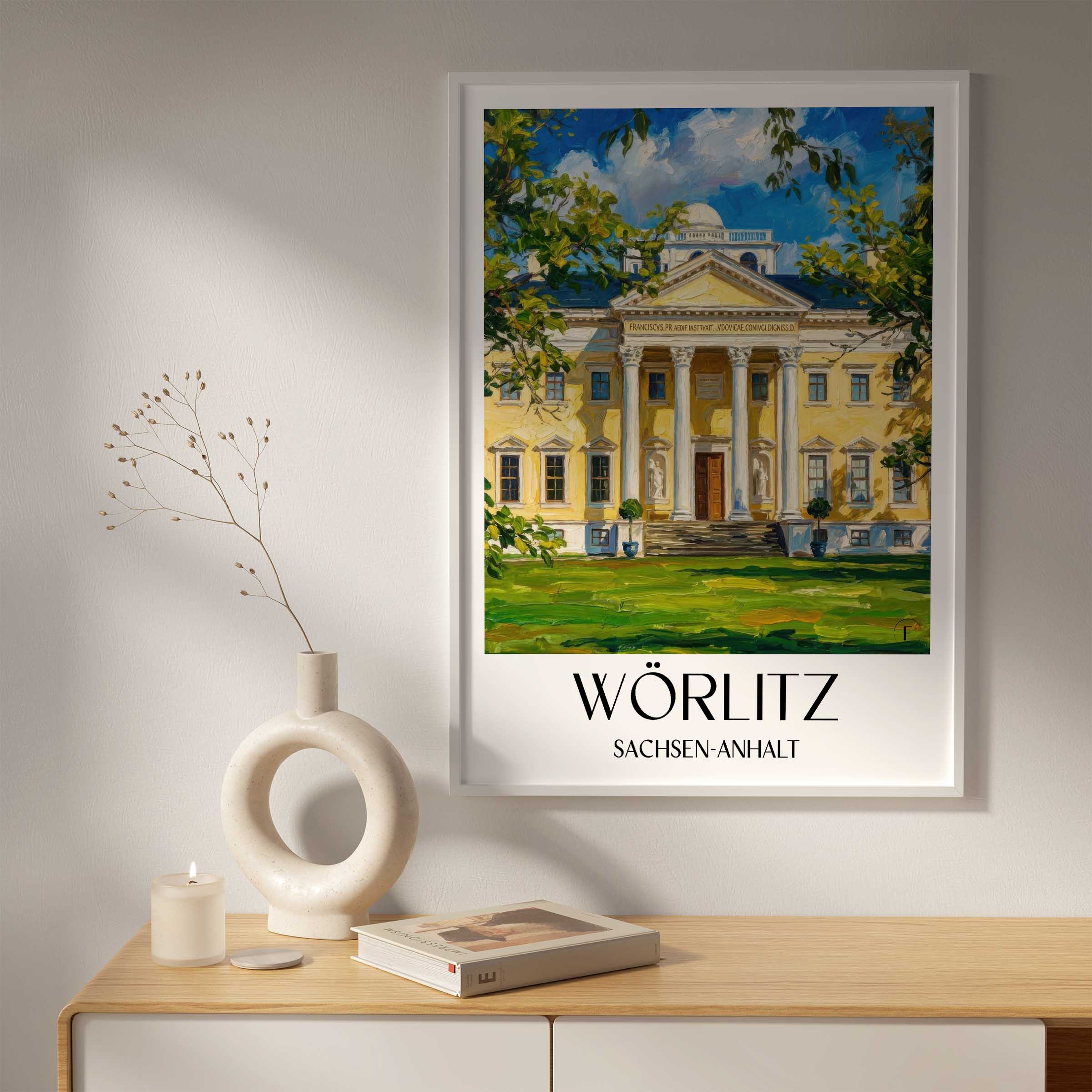 wörlitz-sachsen-anhalt-deutschland-poster-oil-painting-oelgemaelde