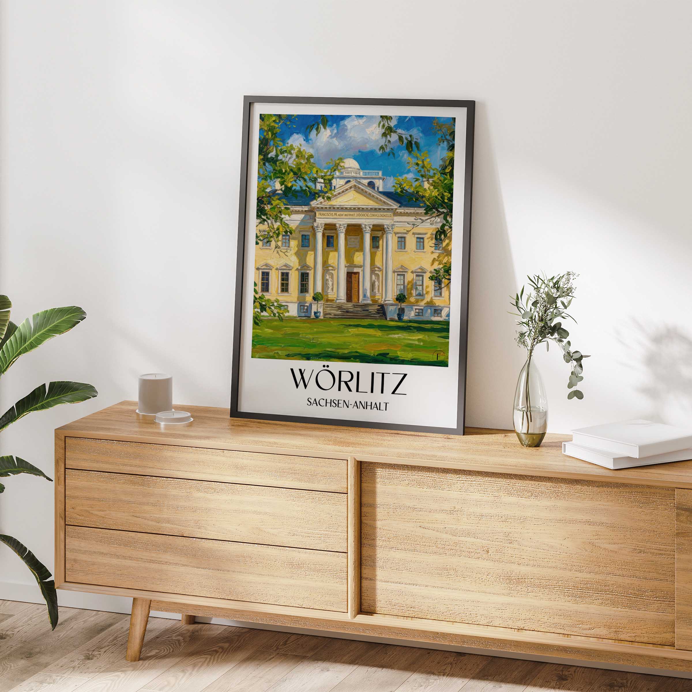 wörlitz-sachsen-anhalt-deutschland-poster-oil-painting-oelgemaelde