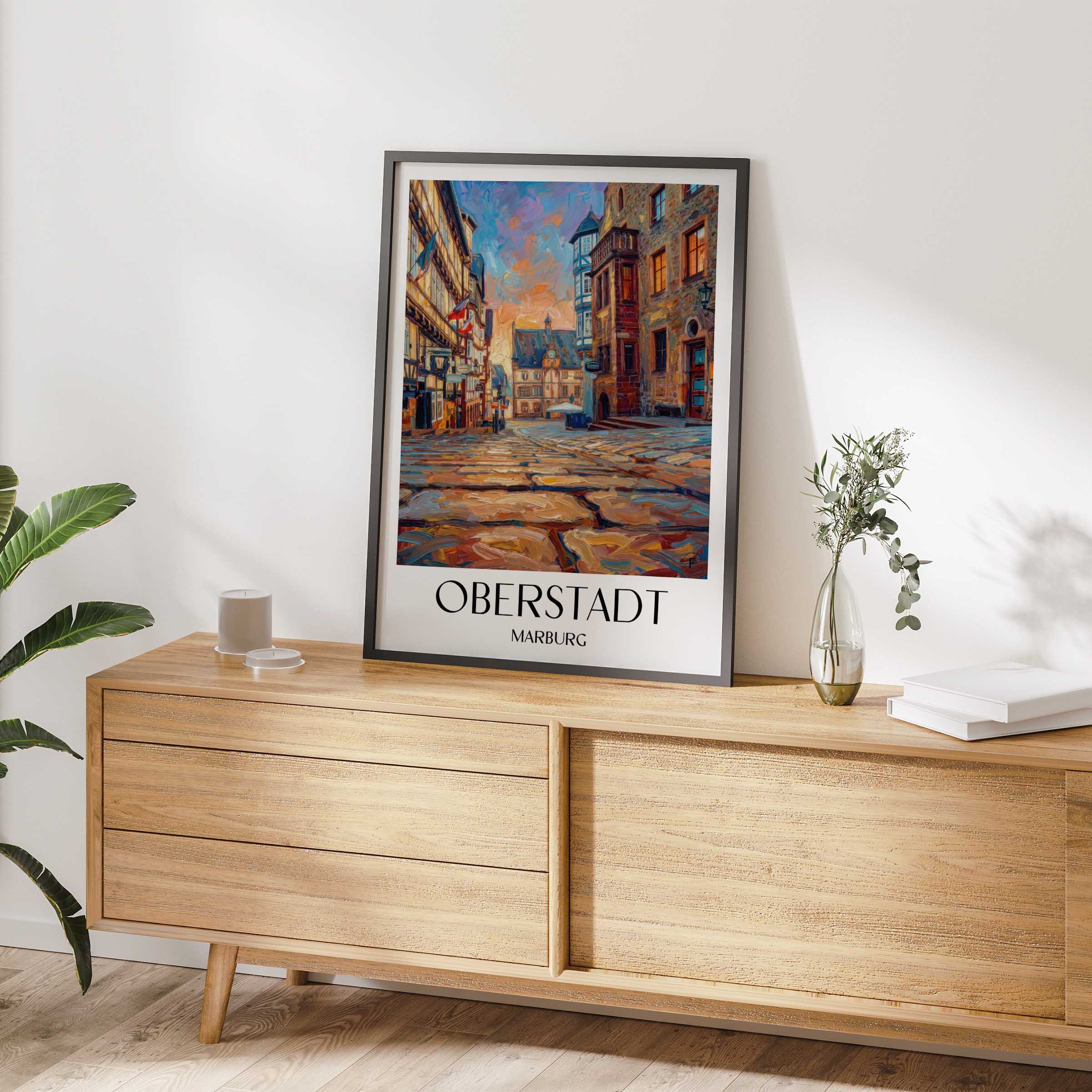 oberstadt-marburg-deutschland-poster-oil-painting-oelgemaelde