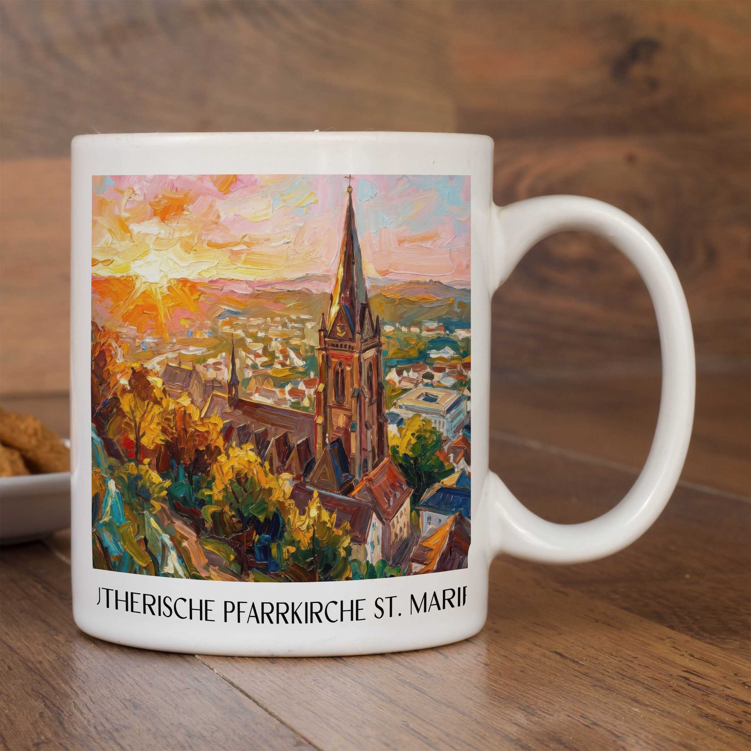 lutherische-pfarrkirche-st.-marien-marburg-deutschland-kaffeebecher-oil-painting-oelgemaelde