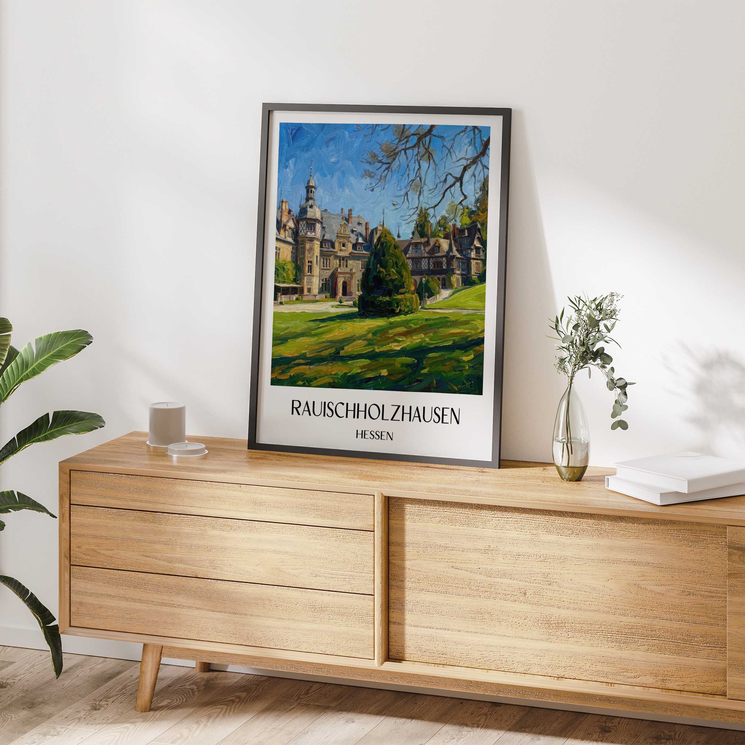 rauischholzhausen-hessen-deutschland-poster-oil-painting-oelgemaelde