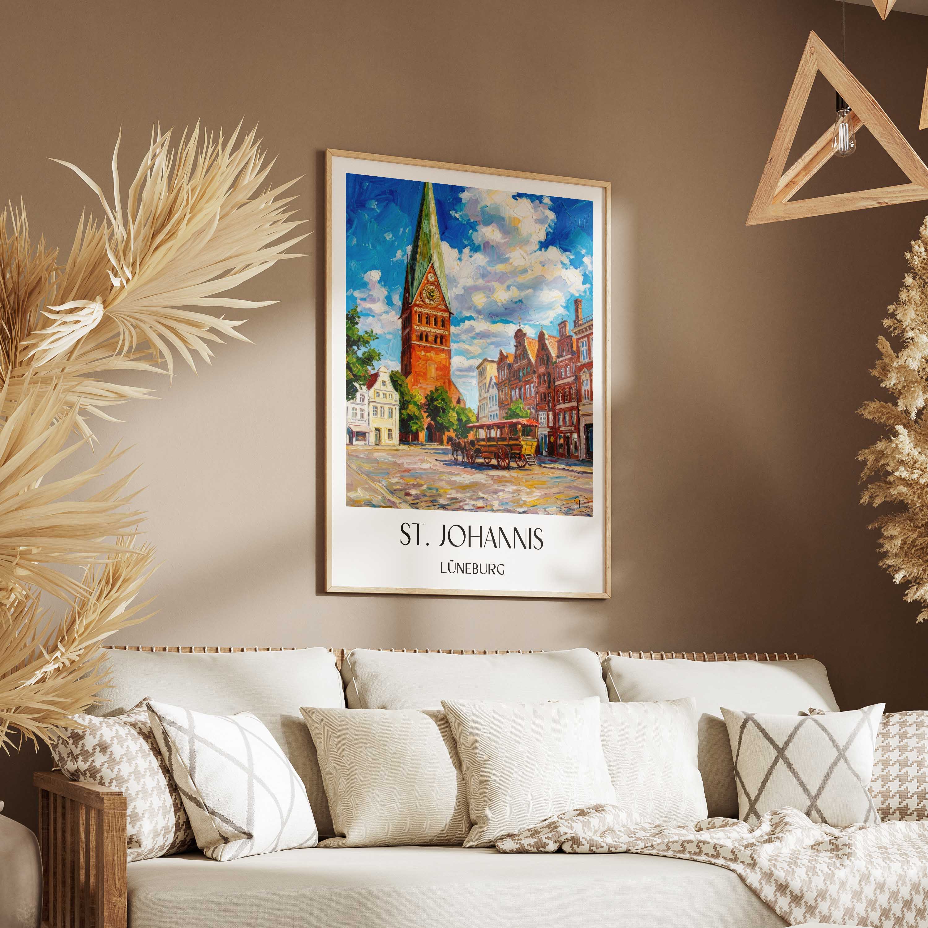 st.-johannis-lüneburg-deutschland-poster-oil-painting-oelgemaelde