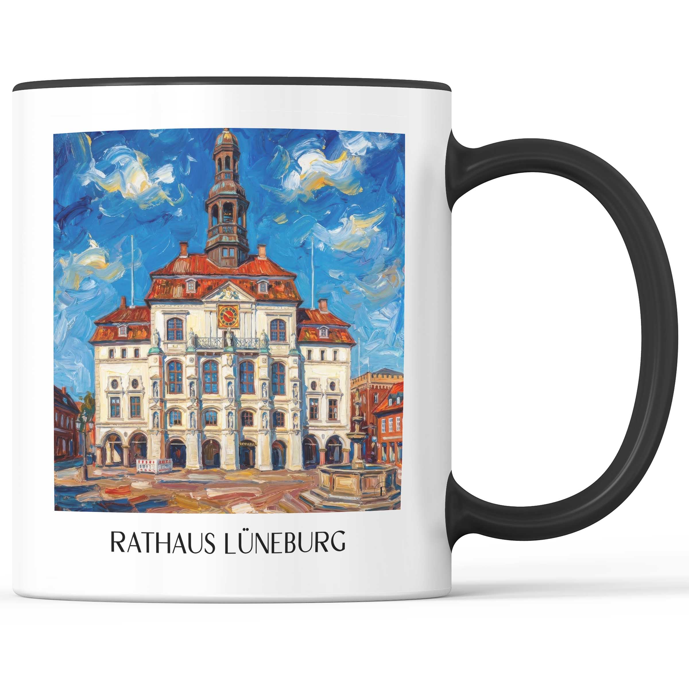 rathaus-lüneburg-deutschland-kaffeebecher-oil-painting-oelgemaelde