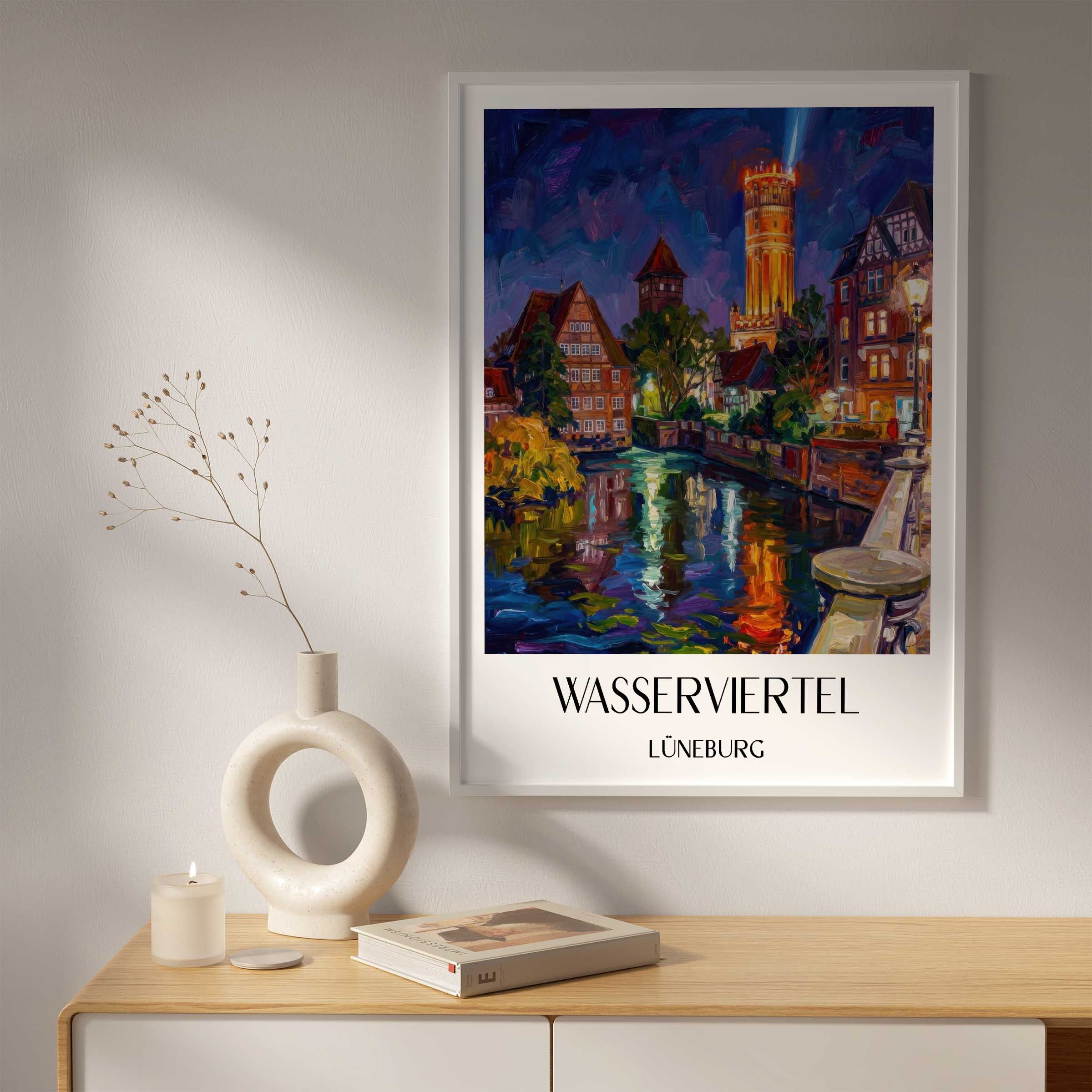 wasserviertel-lüneburg-deutschland-poster-oil-painting-oelgemaelde