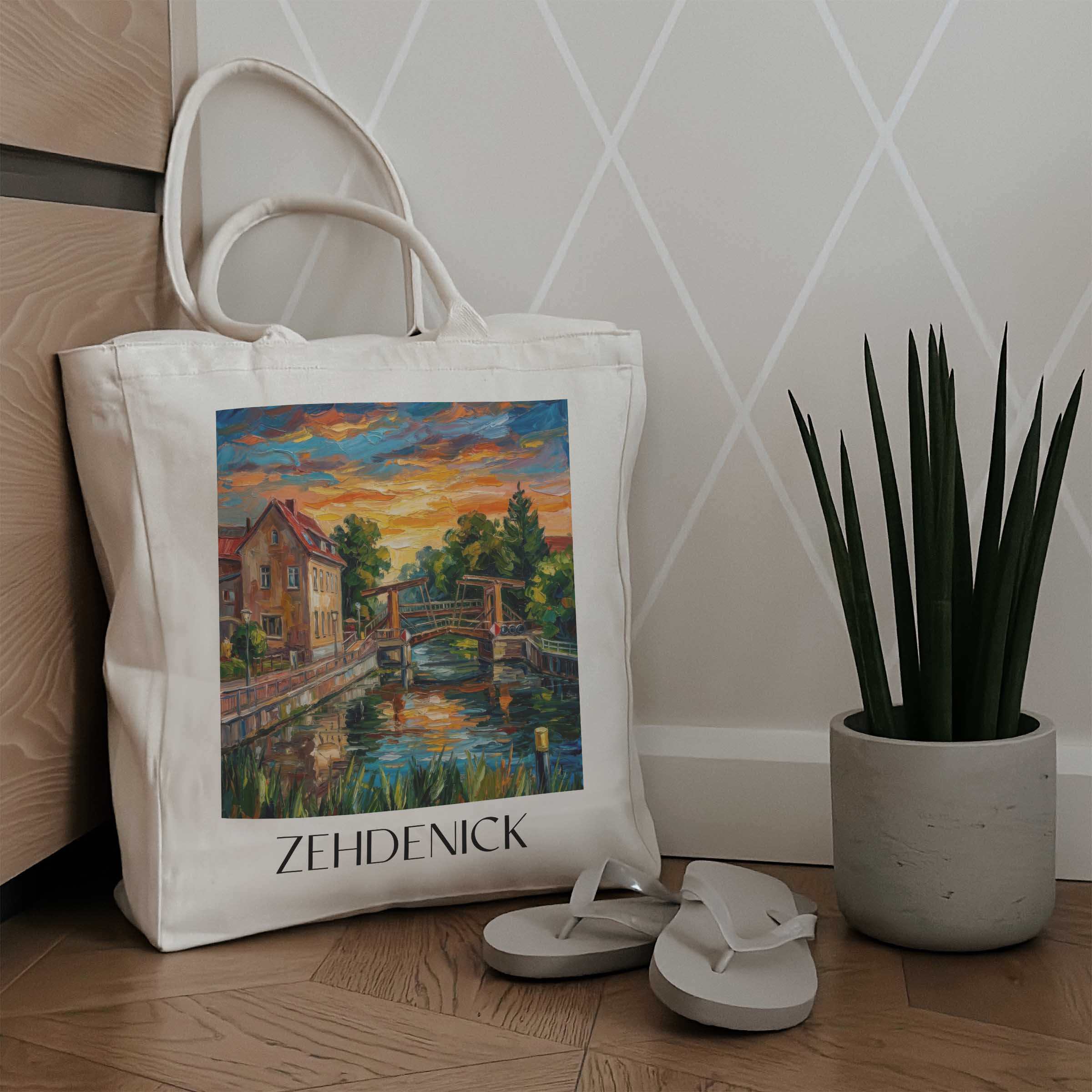 zehdenick-brandenburg-deutschland-einkaufstasche-oil-painting-oelgemaelde