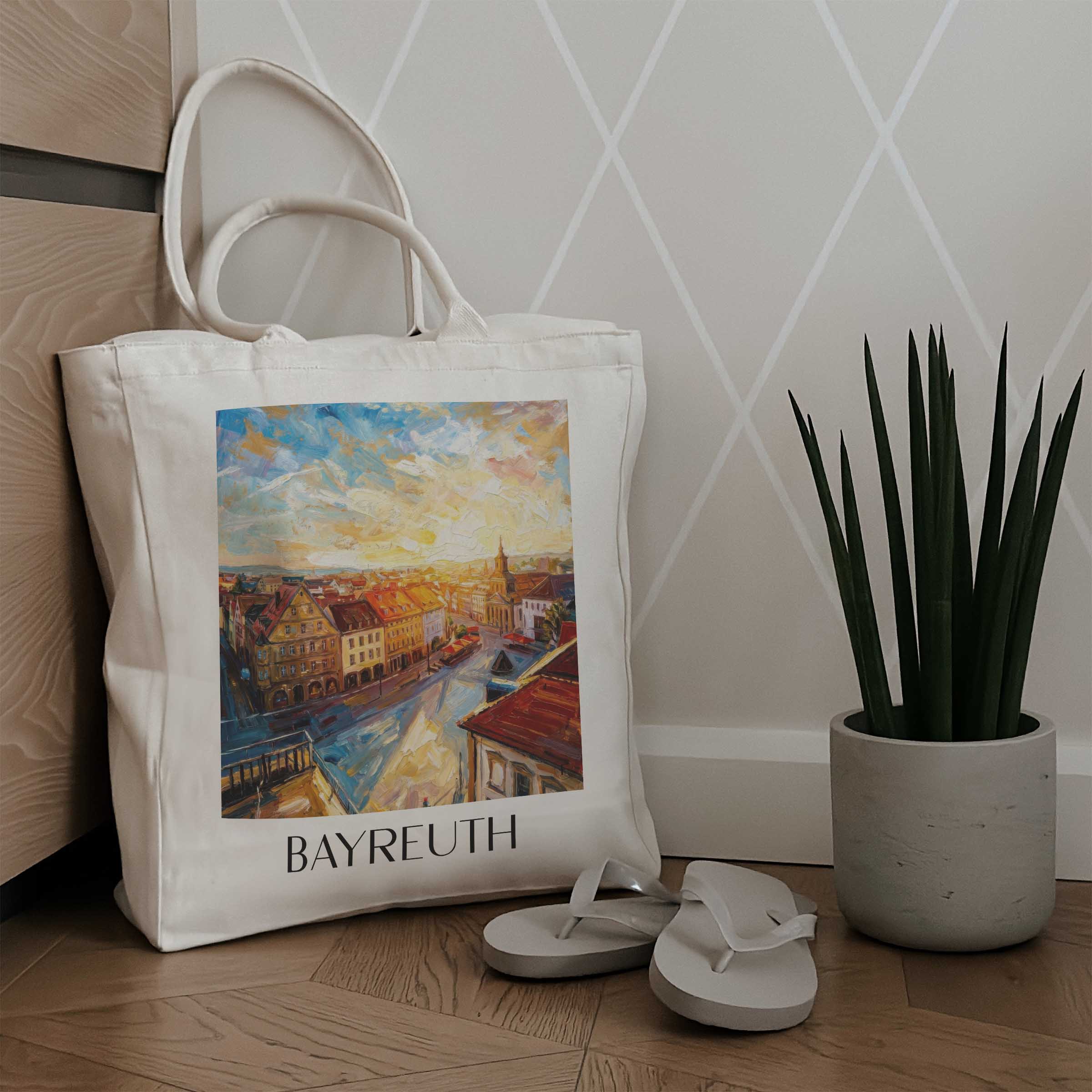 bayreuth-oberfranken-deutschland-einkaufstasche-oil-painting-oelgemaelde