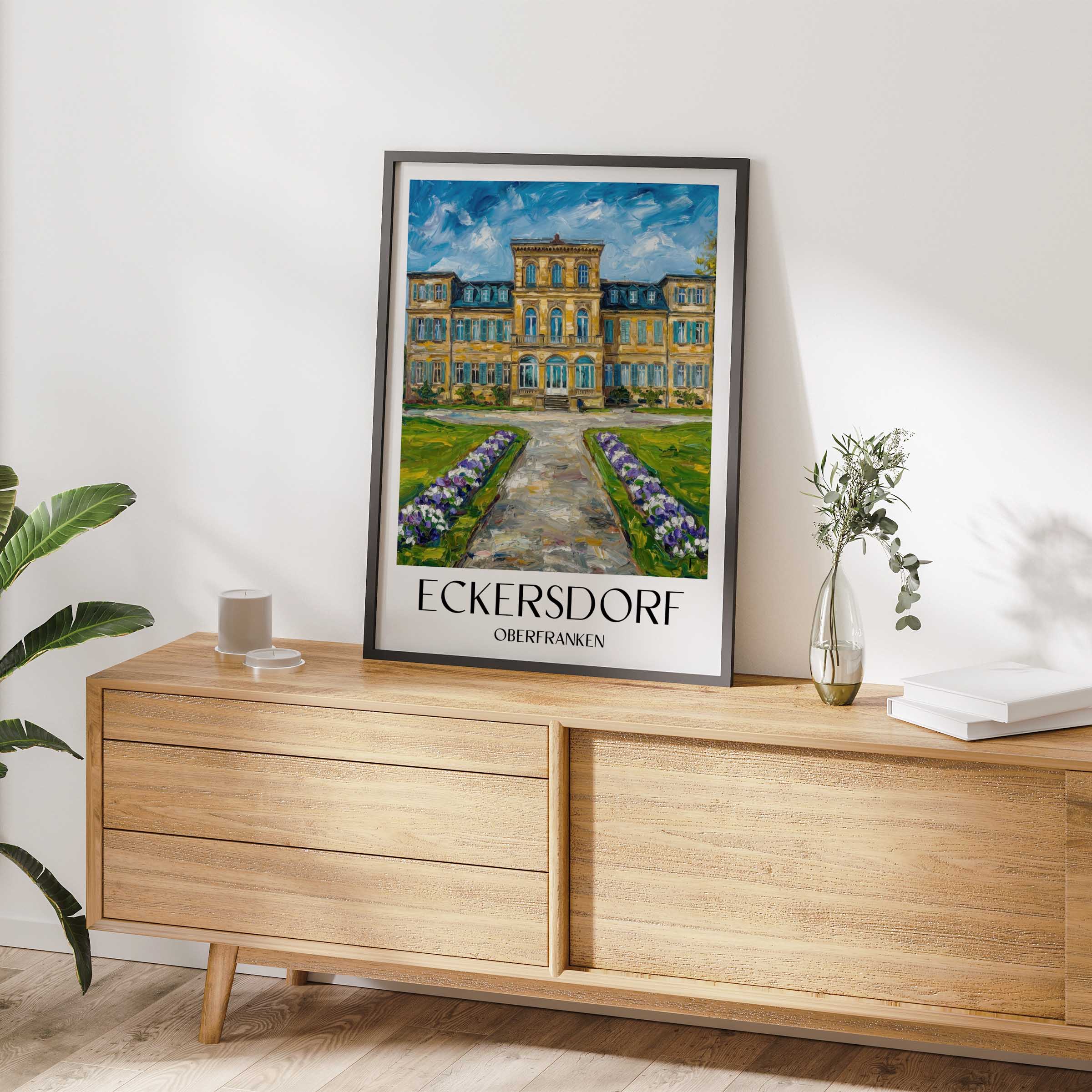 eckersdorf-oberfranken-deutschland-poster-oil-painting-oelgemaelde