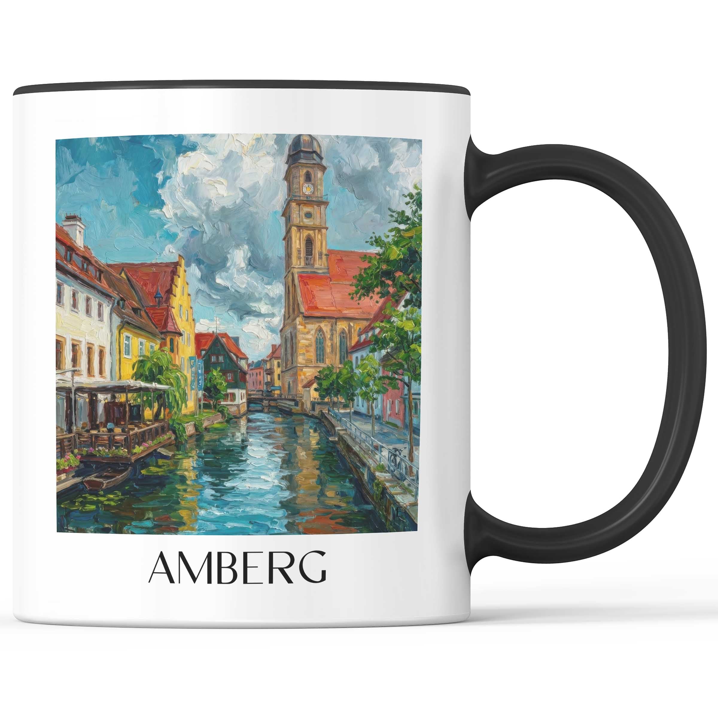 amberg-oberpfalz-deutschland-kaffeebecher-oil-painting-oelgemaelde