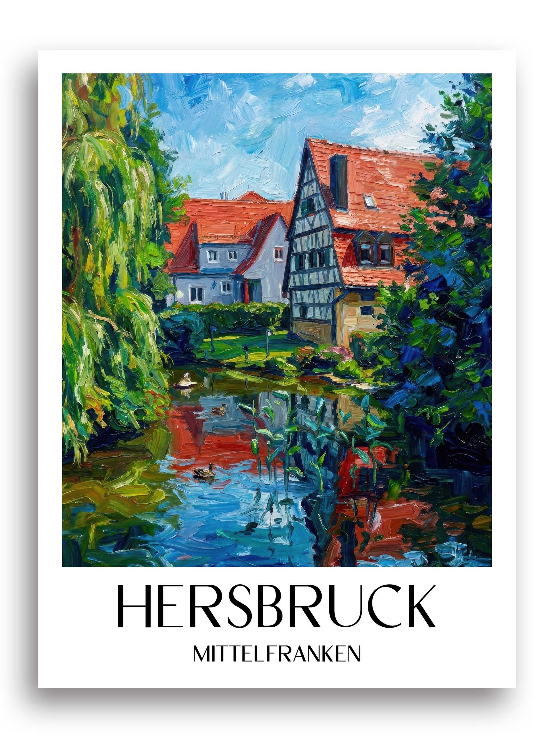 hersbruck-mittelfranken-deutschland-poster-oil-painting-oelgemaelde