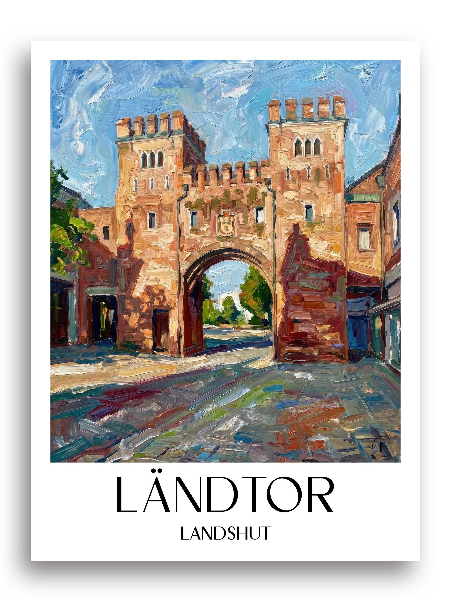 ländtor-landshut-deutschland-poster-oil-painting-oelgemaelde