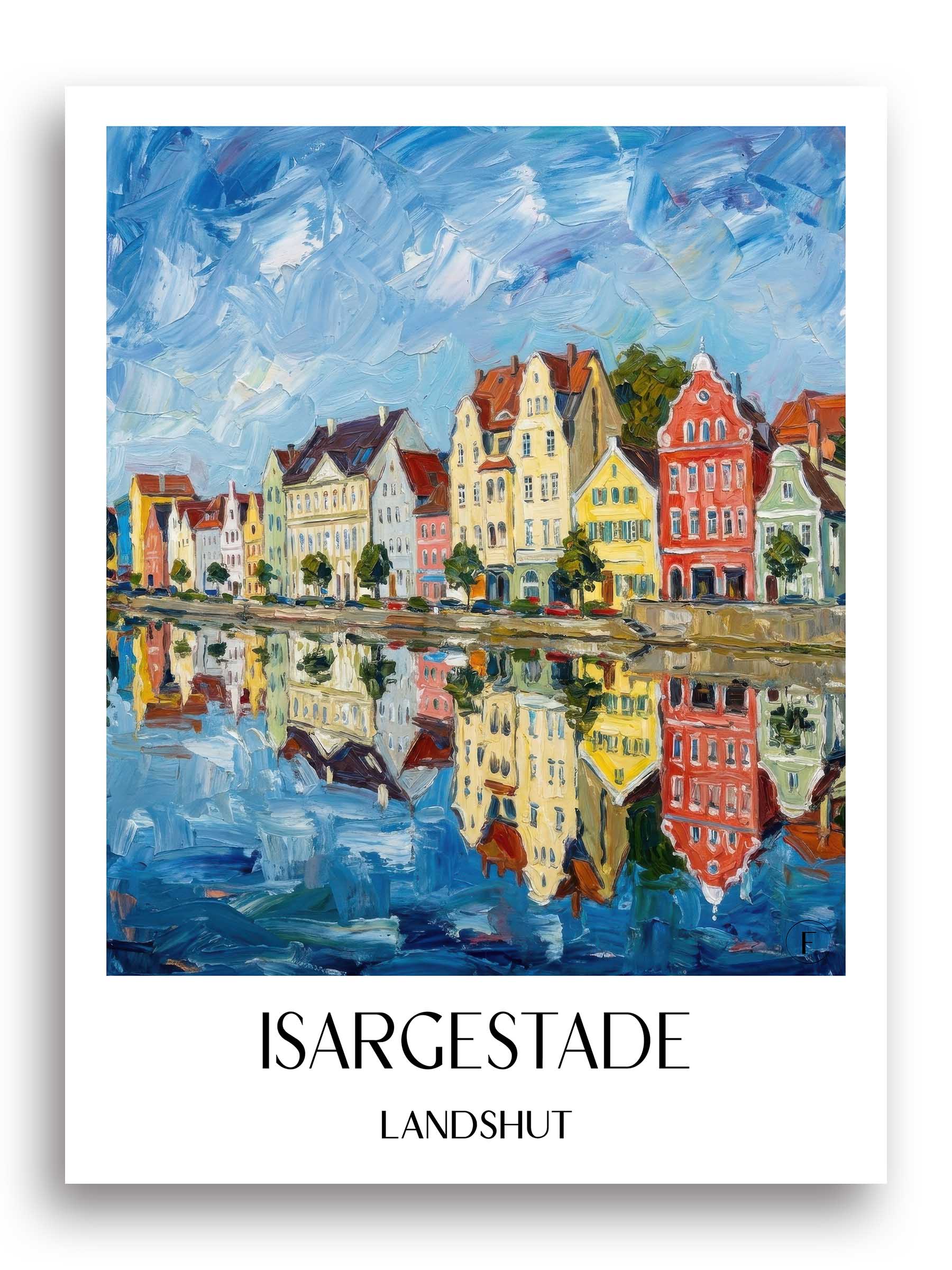 isargestade-landshut-deutschland-poster-oil-painting-oelgemaelde