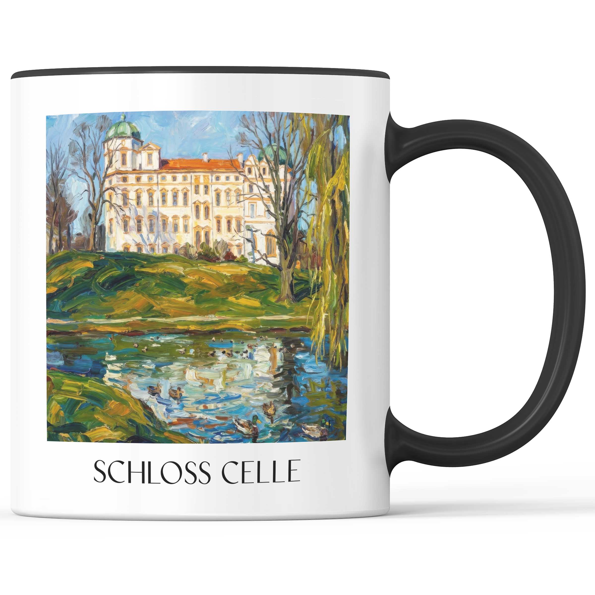 schloss-celle-niedersachsen-deutschland-kaffeebecher-oil-painting-oelgemaelde