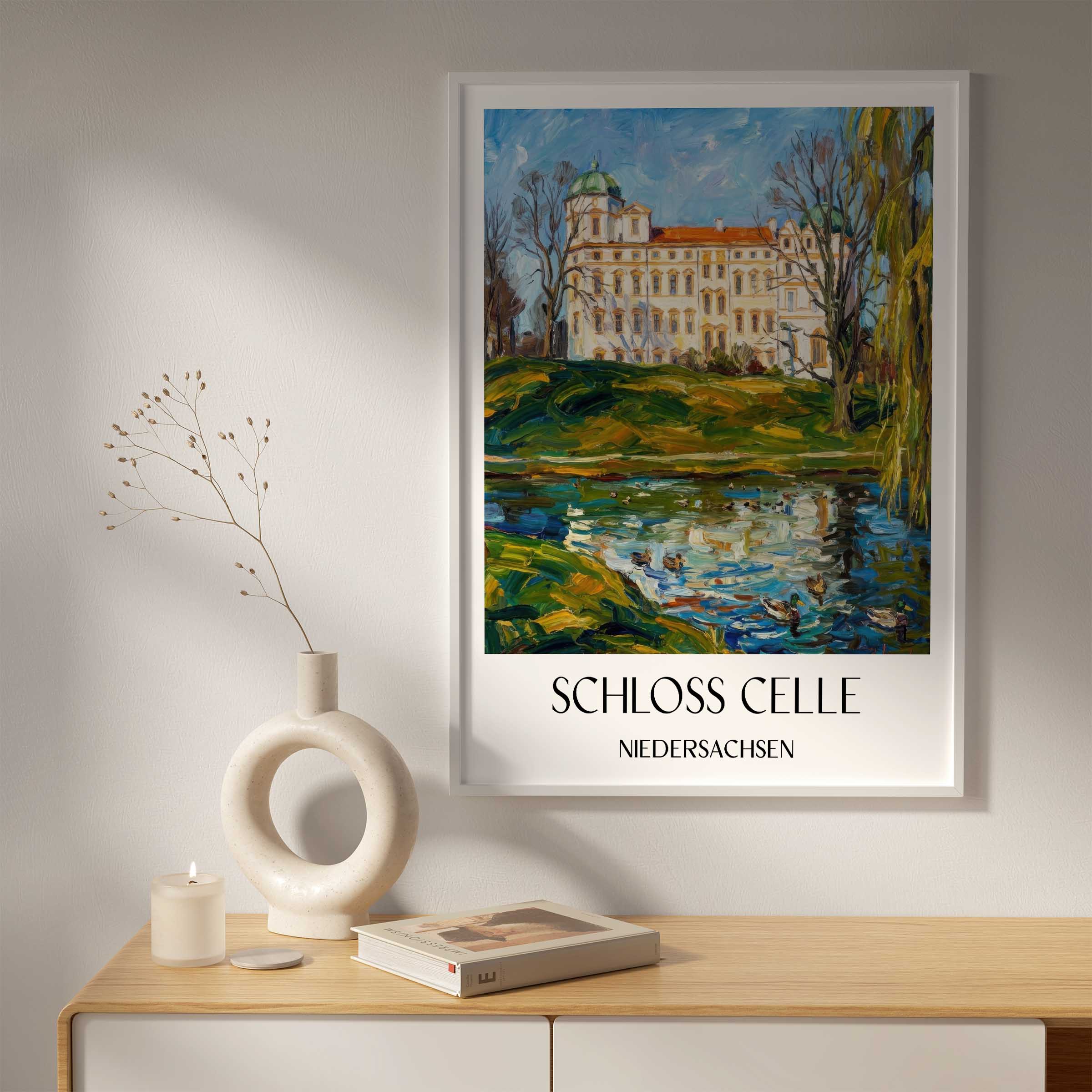 schloss-celle-niedersachsen-deutschland-poster-oil-painting-oelgemaelde
