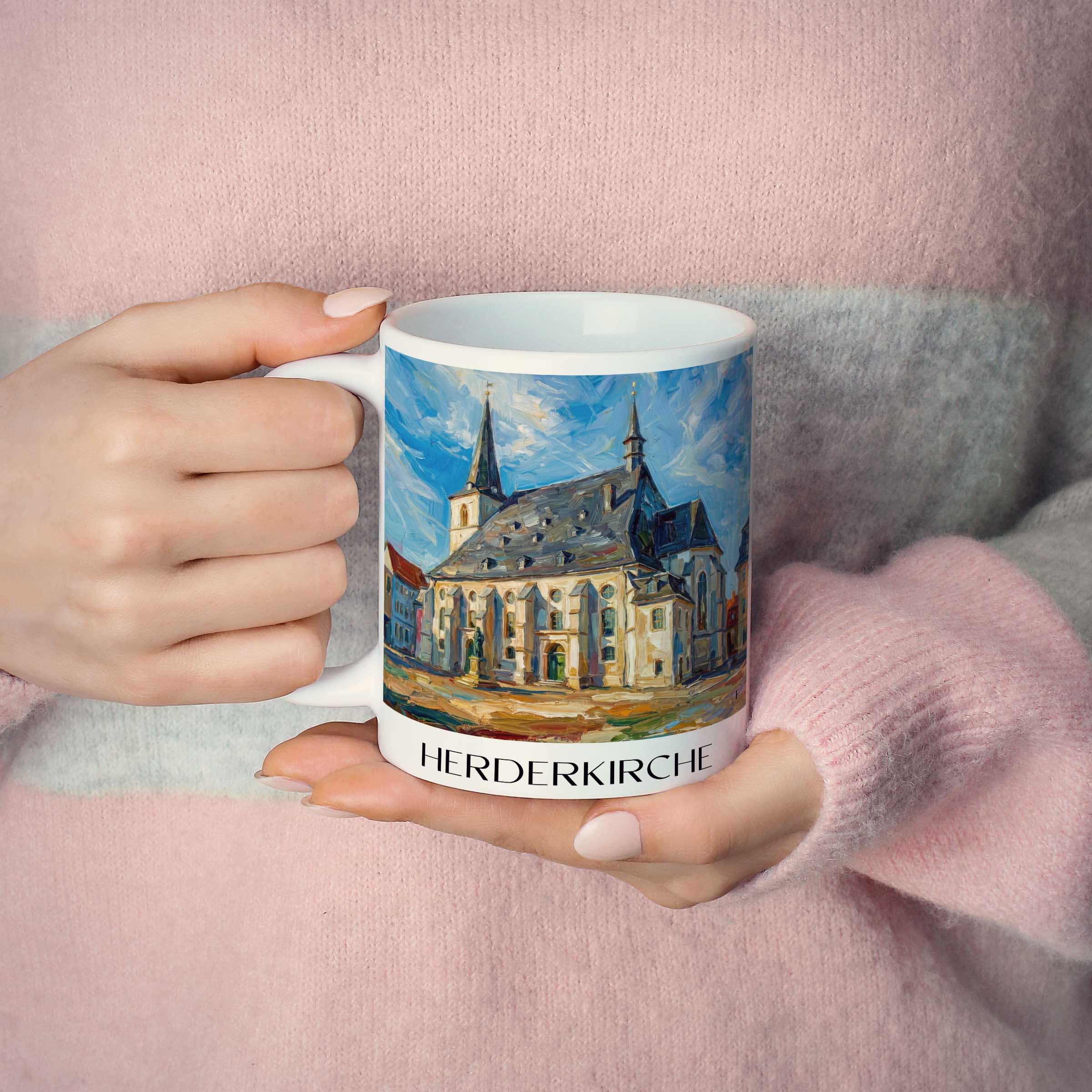 herderkirche-weimar-deutschland-kaffeebecher-oil-painting-oelgemaelde