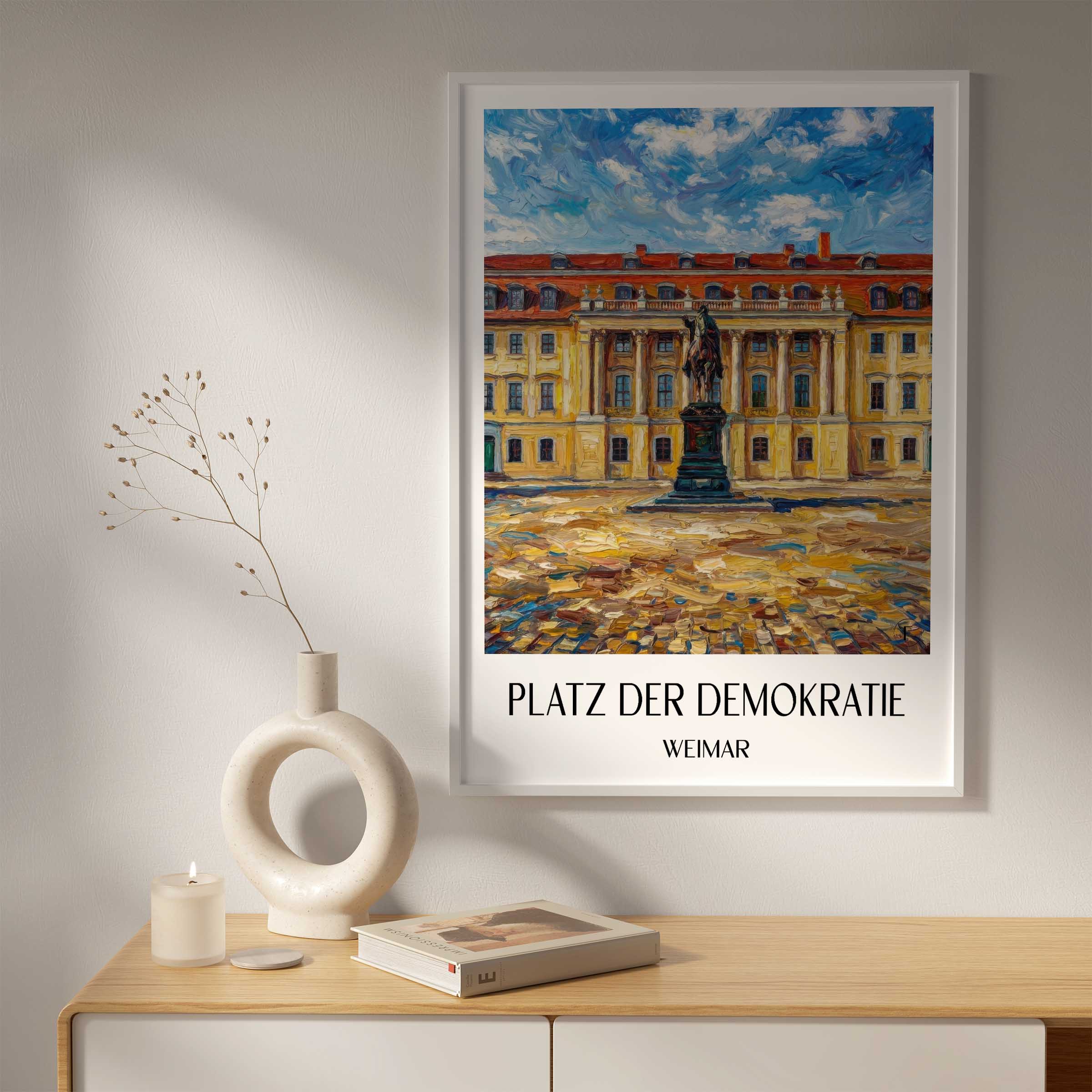 platz-der-demokratie-weimar-deutschland-poster-oil-painting-oelgemaelde