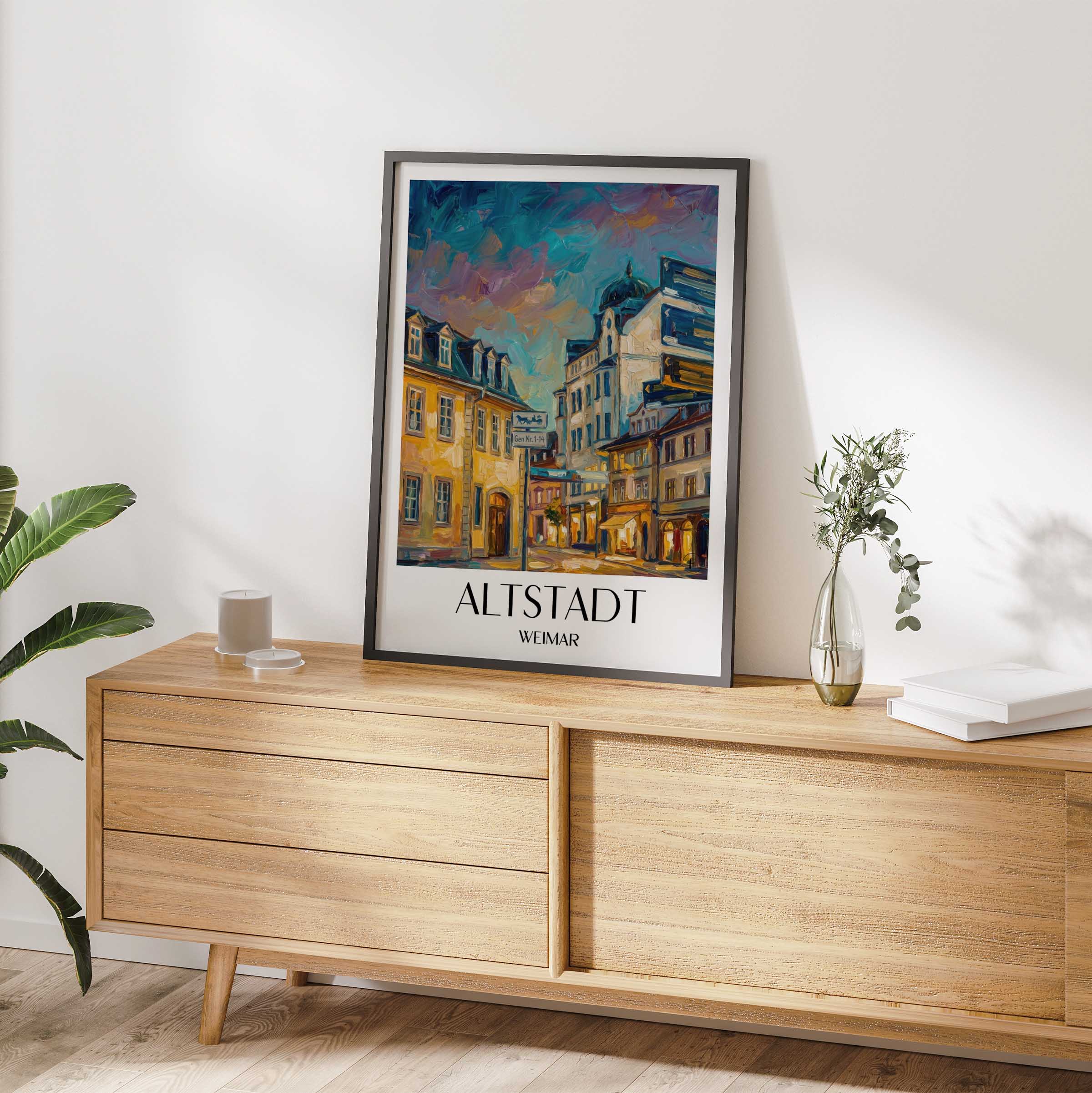 altstadt-weimar-deutschland-poster-oil-painting-oelgemaelde