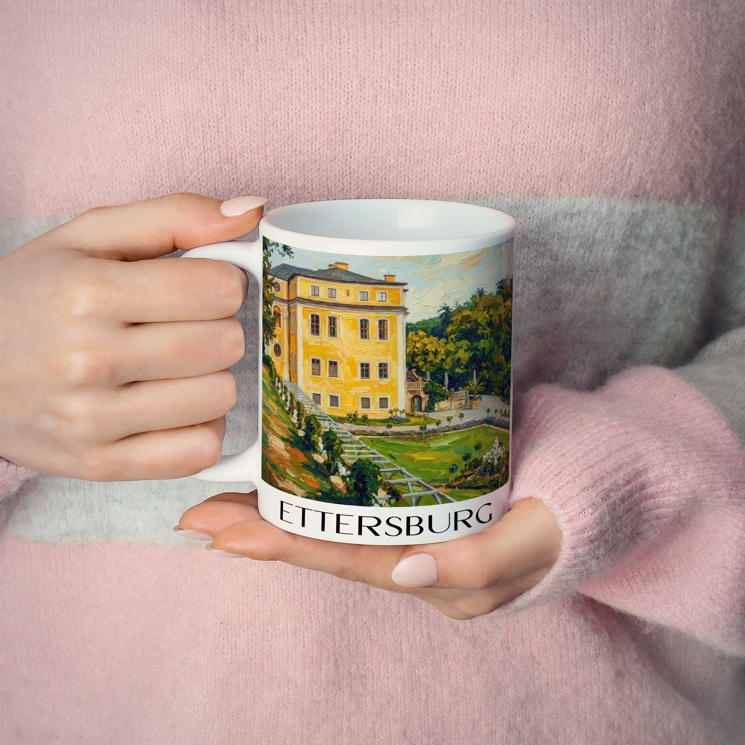 ettersburg-thüringen-deutschland-kaffeebecher-oil-painting-oelgemaelde