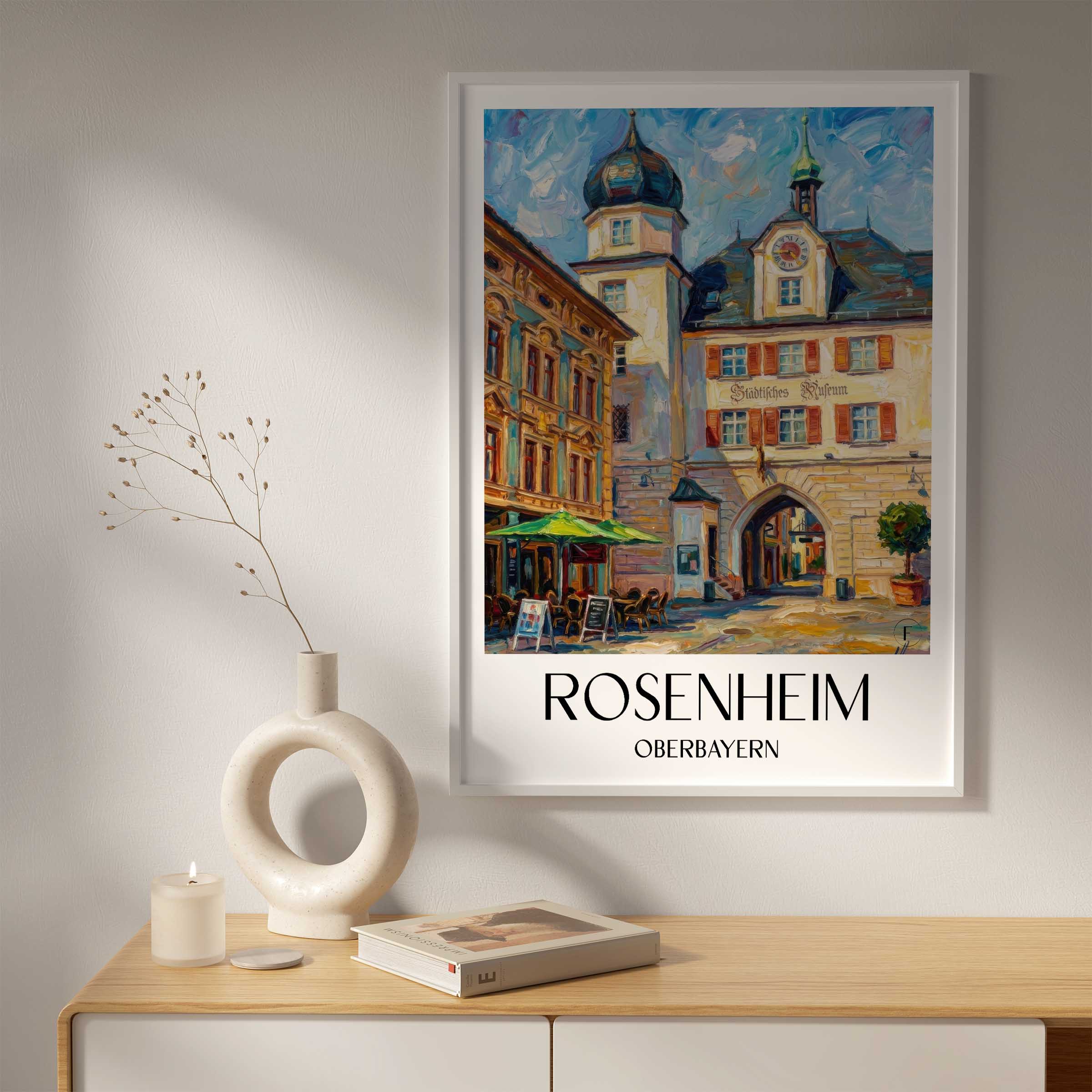 rosenheim-oberbayern-deutschland-poster-oil-painting-oelgemaelde