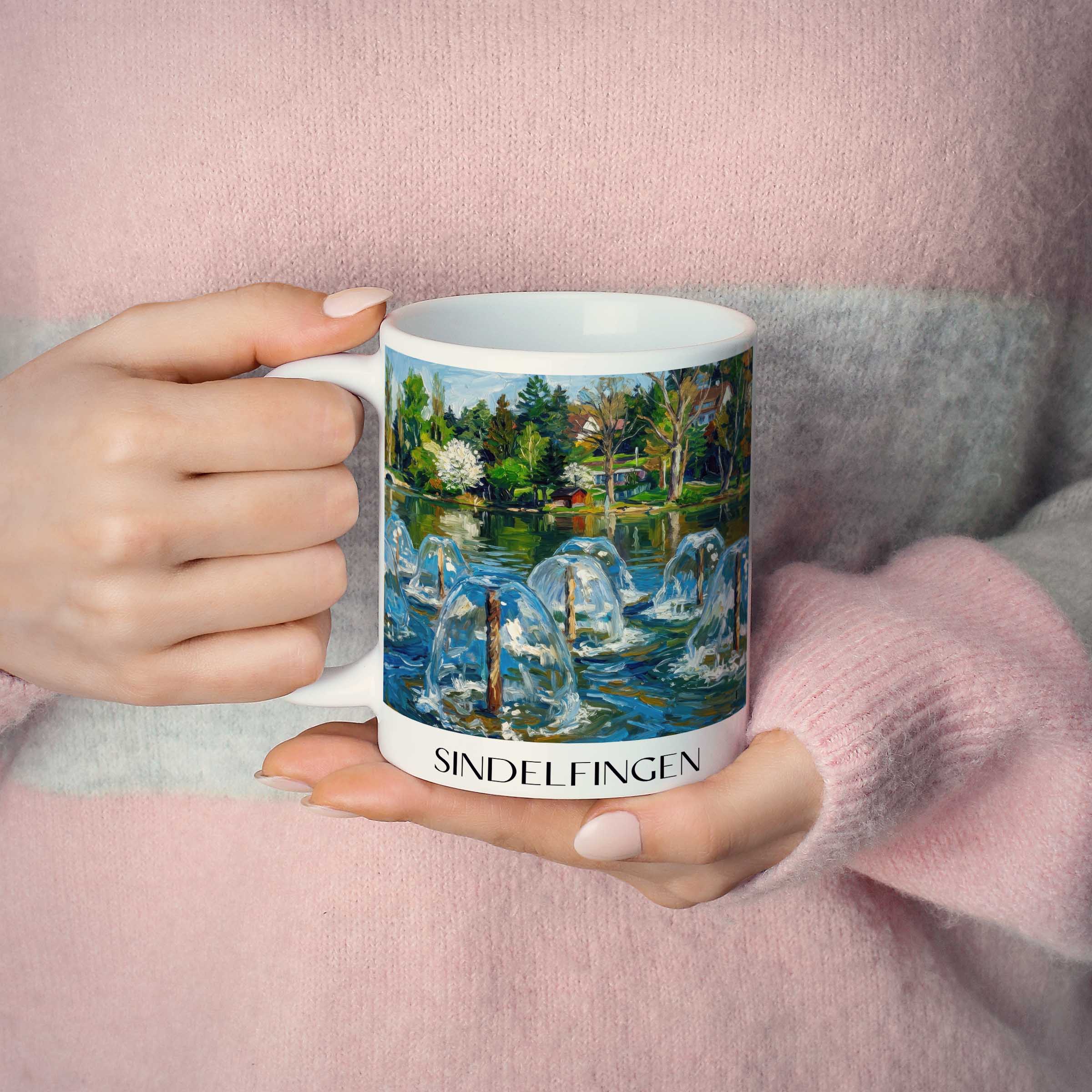 sindelfingen-württemberg-deutschland-kaffeebecher-oil-painting-oelgemaelde