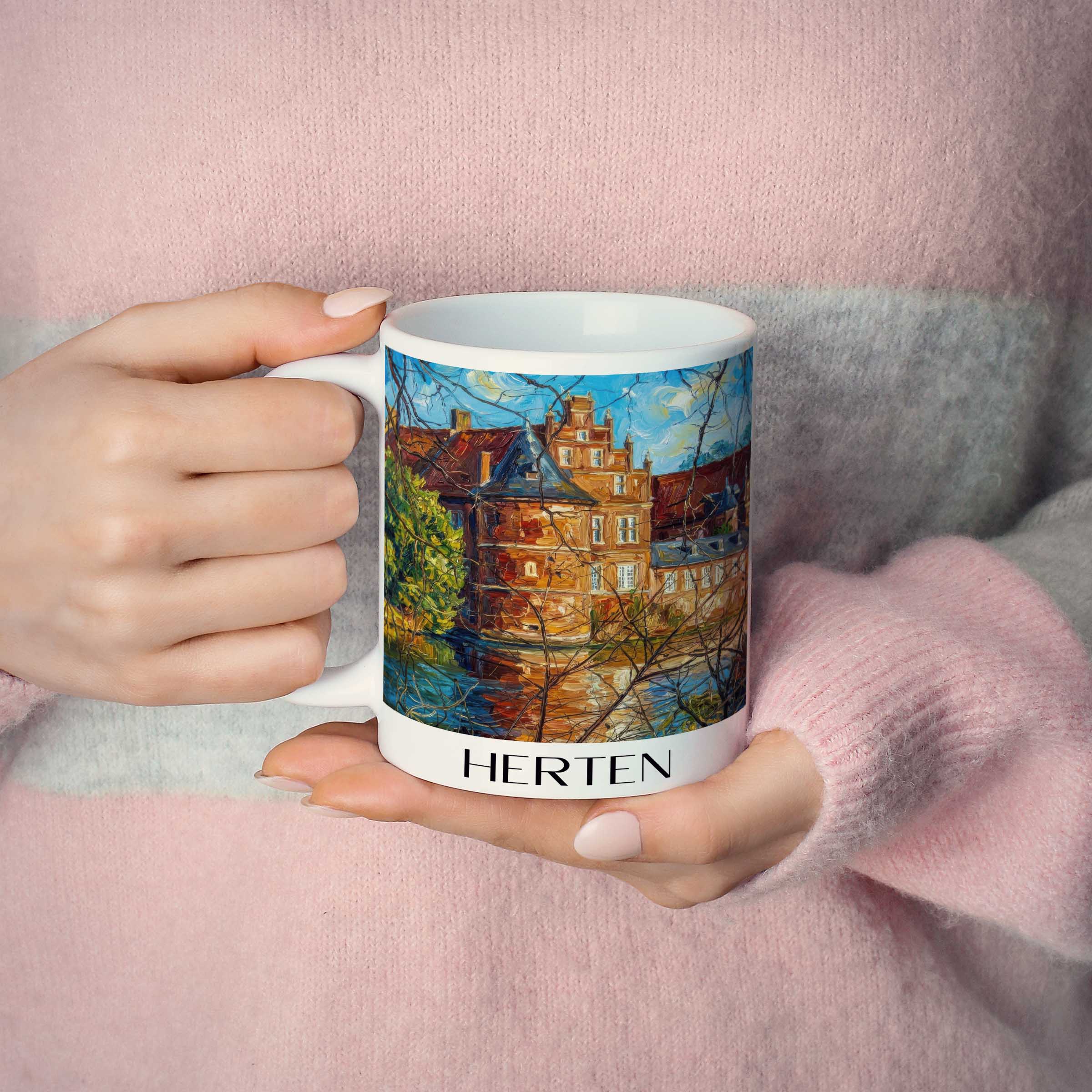 herten-ruhrgebiet-deutschland-kaffeebecher-oil-painting-oelgemaelde