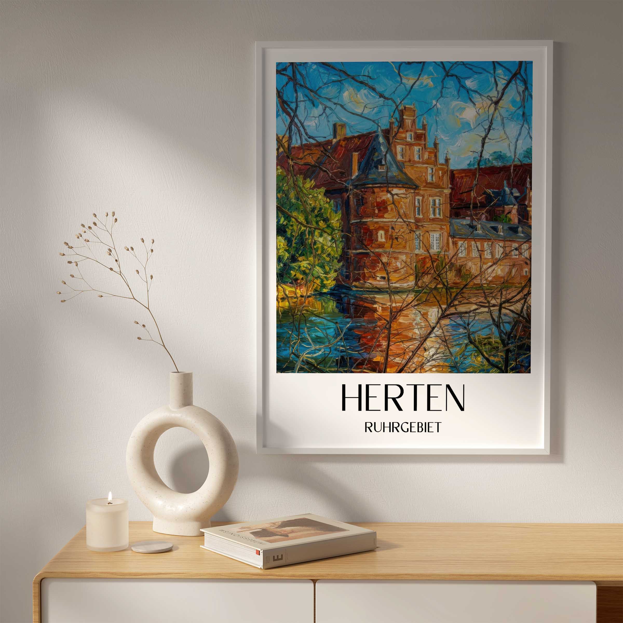 herten-ruhrgebiet-deutschland-poster-oil-painting-oelgemaelde