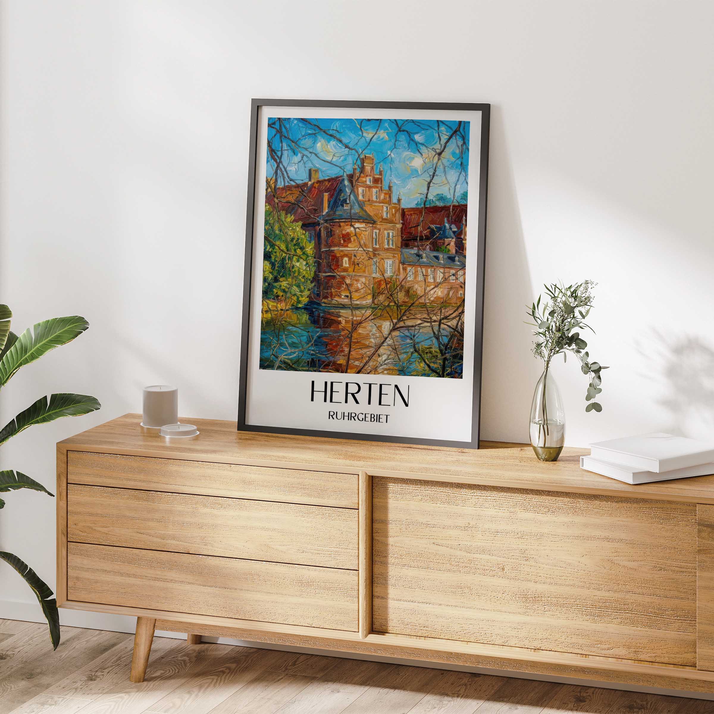 herten-ruhrgebiet-deutschland-poster-oil-painting-oelgemaelde