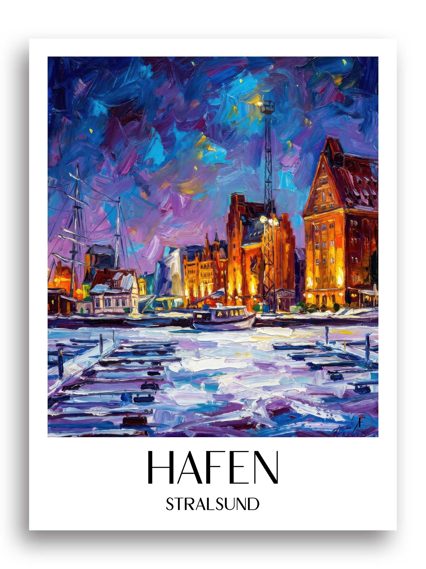 hafen-stralsund-deutschland-poster-oil-painting-oelgemaelde