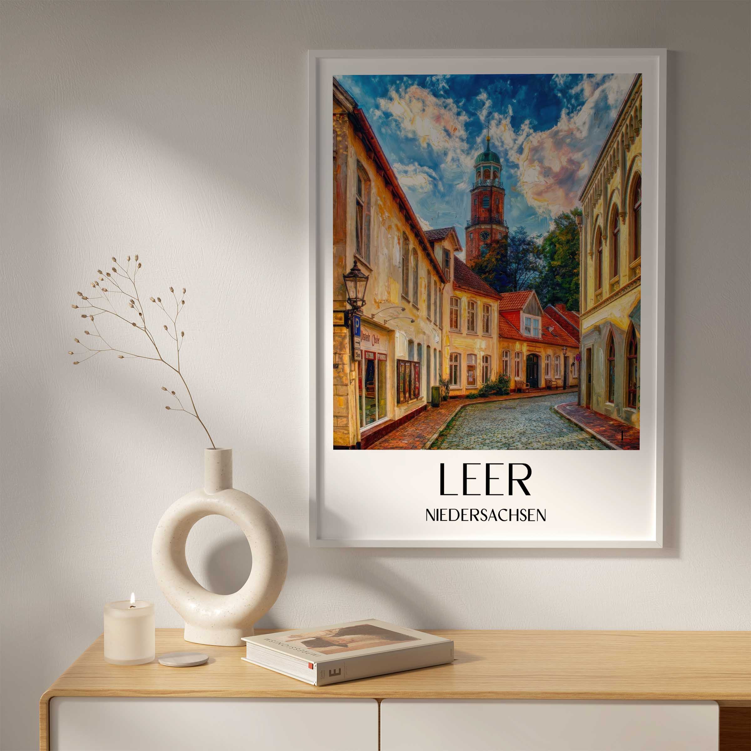 leer-niedersachsen-deutschland-poster-oil-painting-oelgemaelde