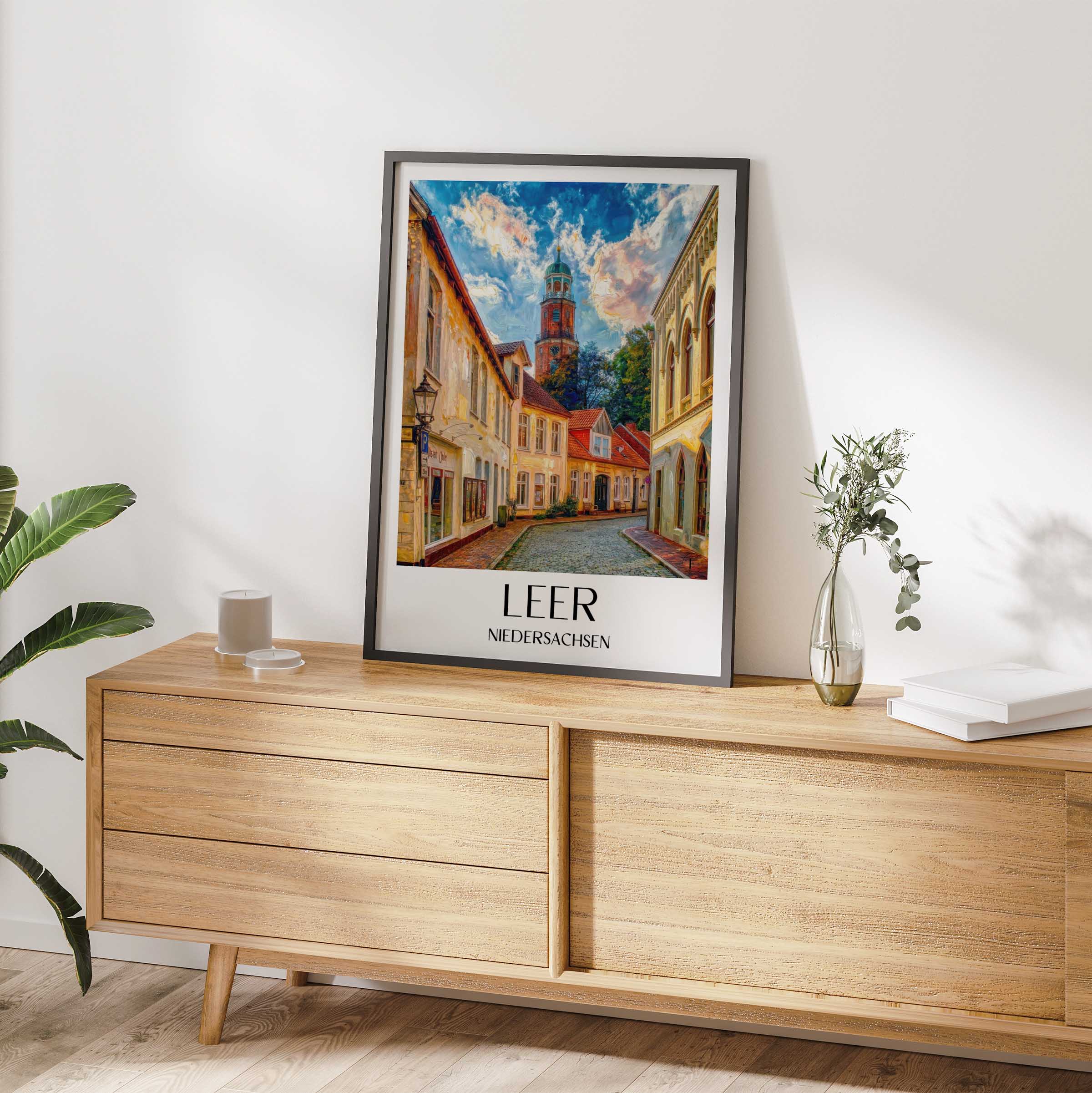leer-niedersachsen-deutschland-poster-oil-painting-oelgemaelde