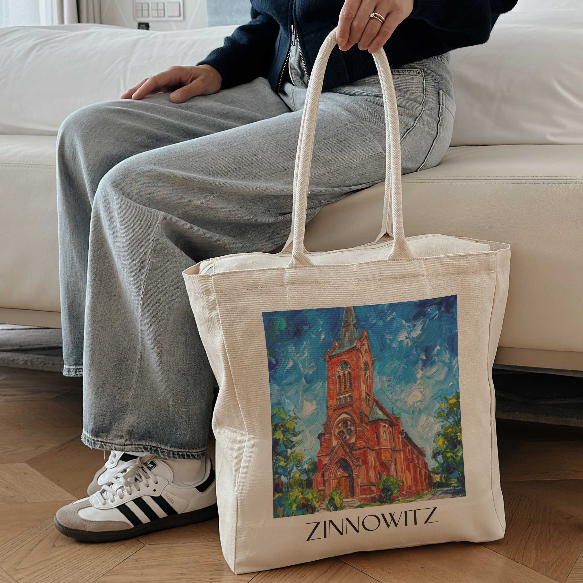zinnowitz-mecklenburg-vorpommern-deutschland-einkaufstasche-oil-painting-oelgemaelde
