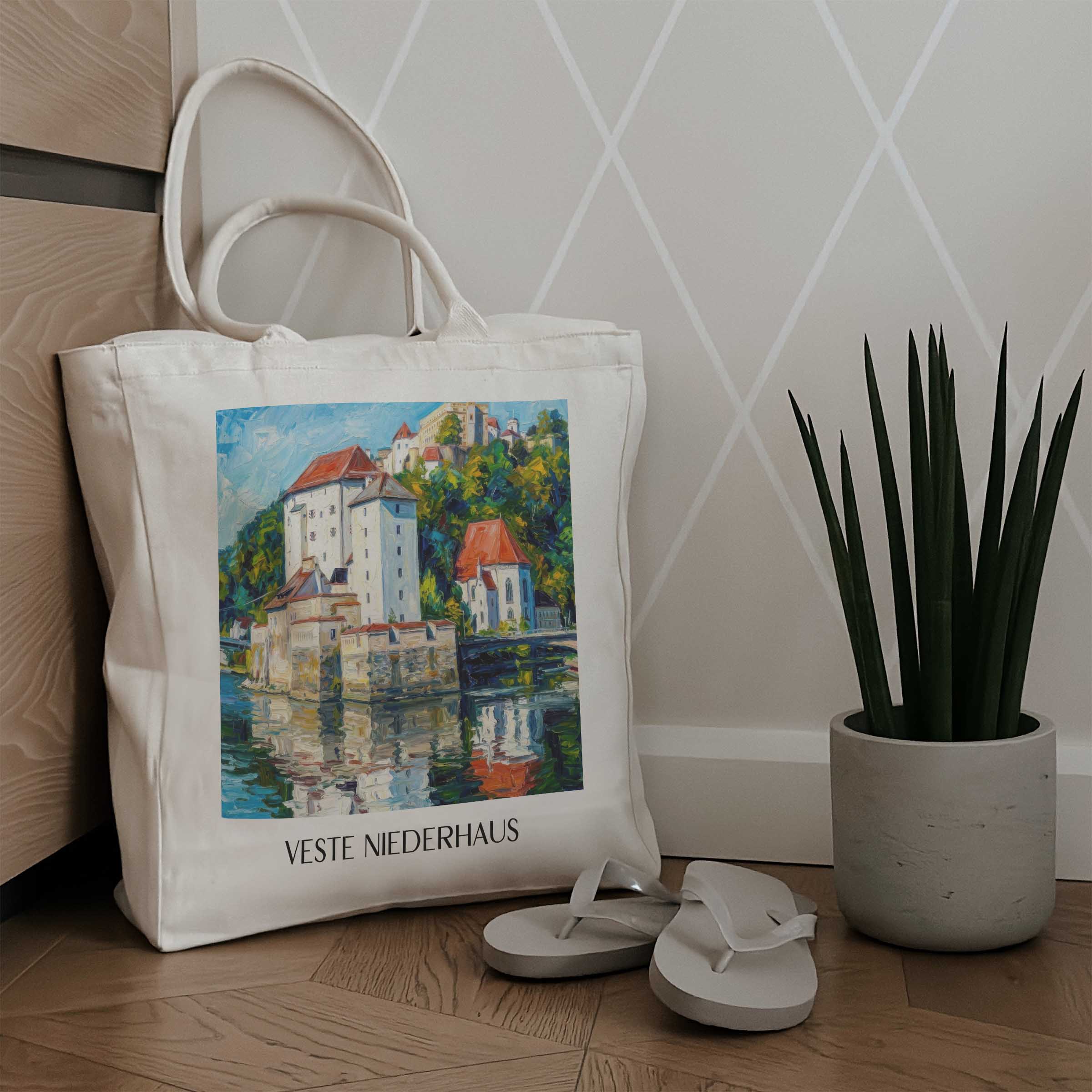 veste-niederhaus-passau-deutschland-einkaufstasche-oil-painting-oelgemaelde