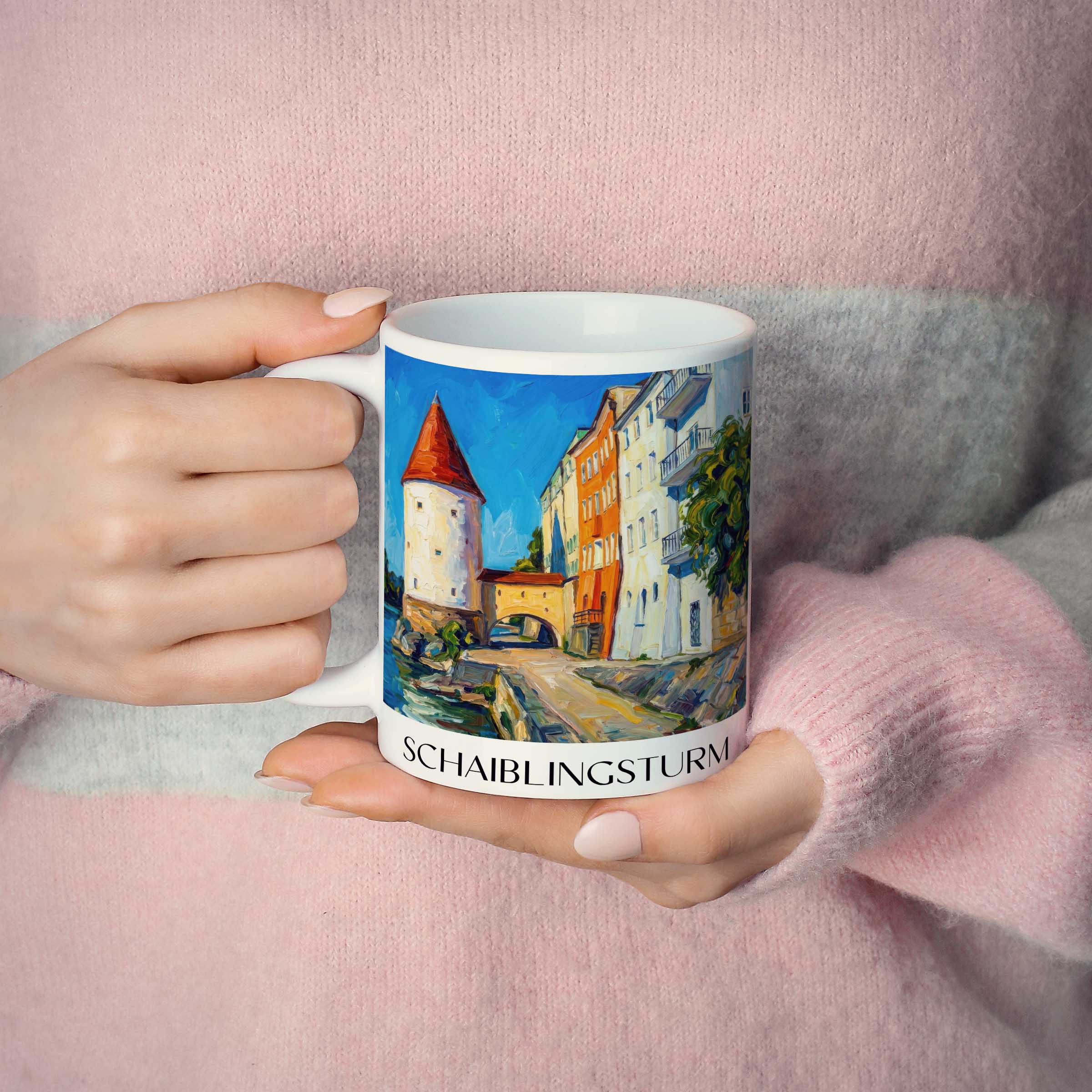 schaiblingsturm-passau-deutschland-kaffeebecher-oil-painting-oelgemaelde