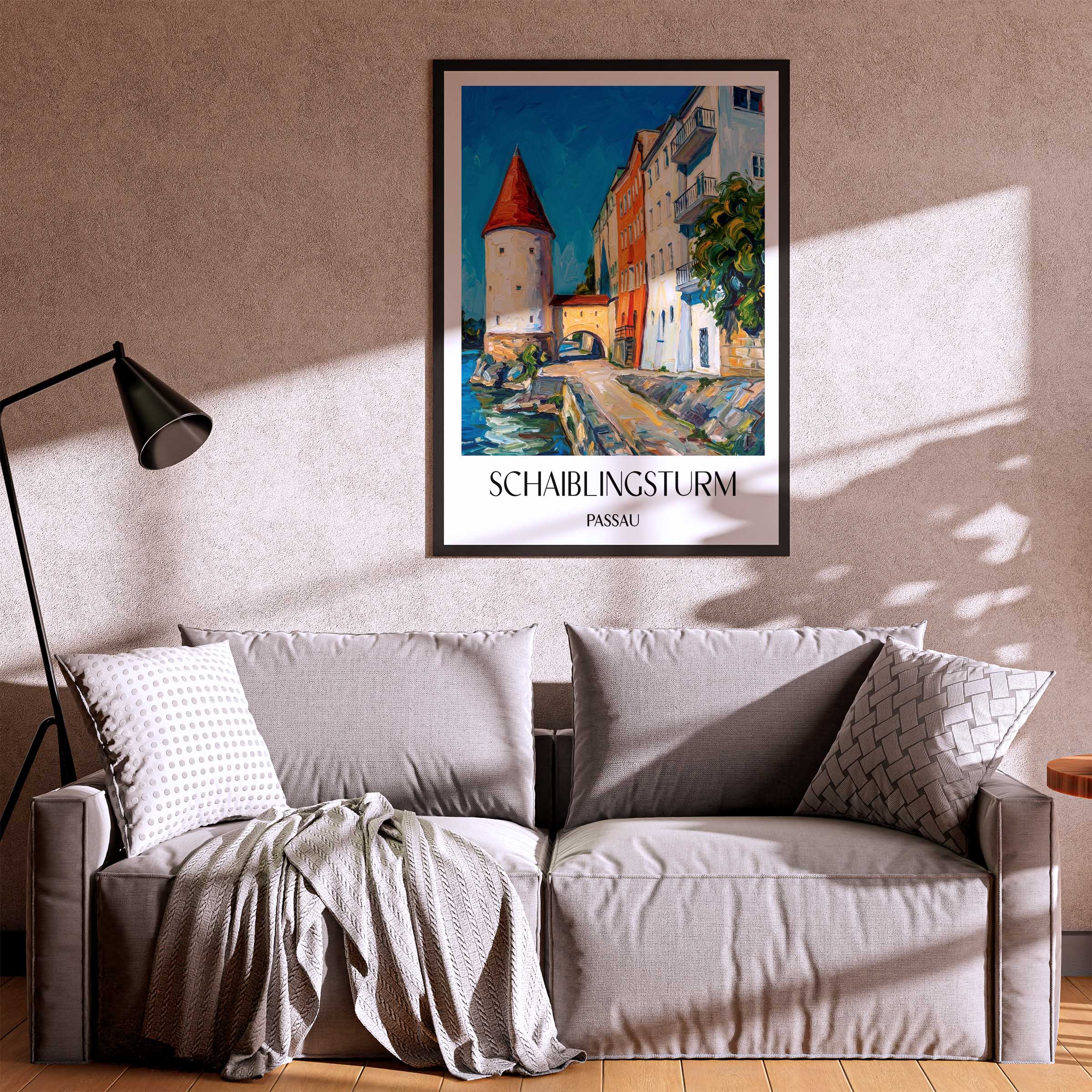 schaiblingsturm-passau-deutschland-poster-oil-painting-oelgemaelde