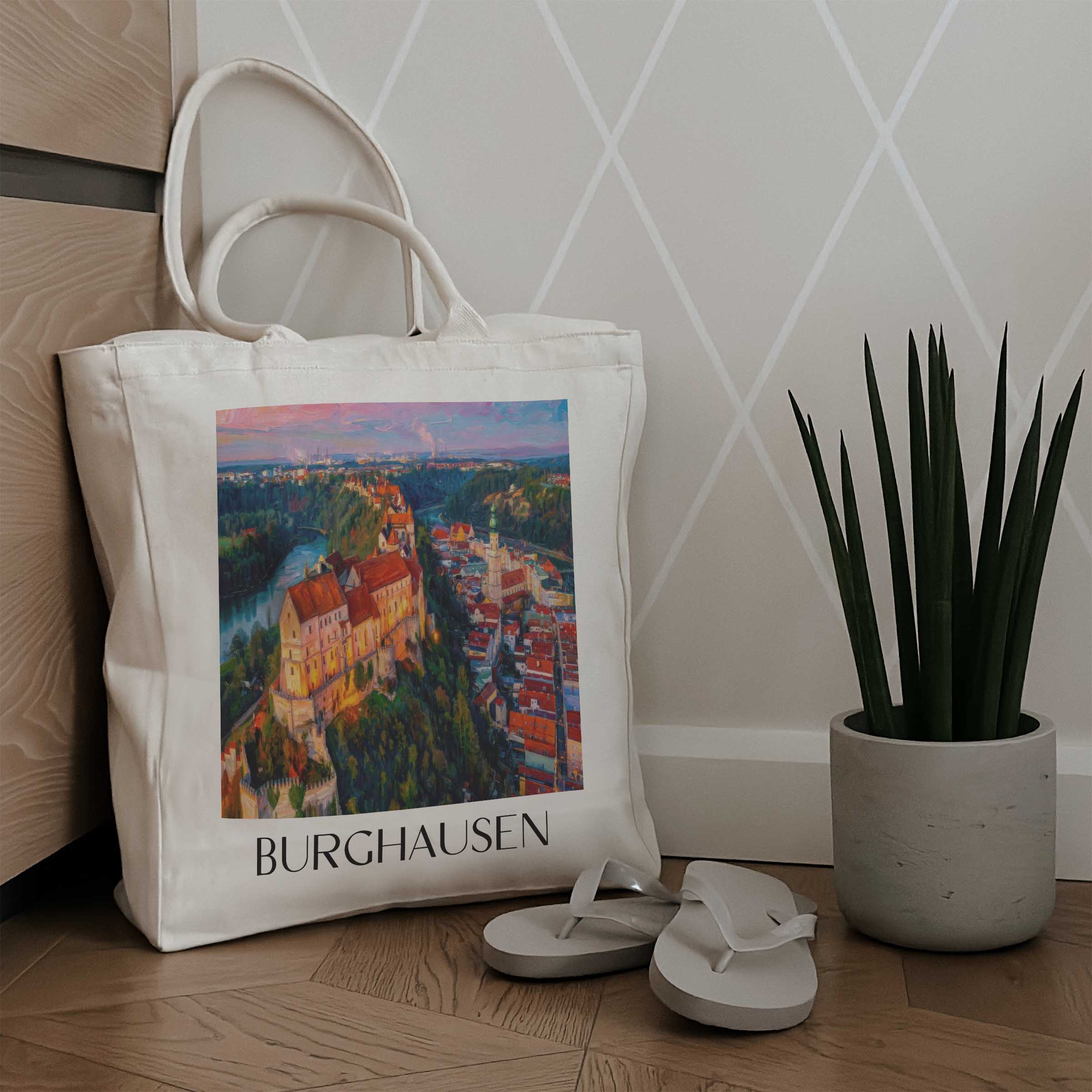 burghausen-oberbayern-deutschland-einkaufstasche-oil-painting-oelgemaelde