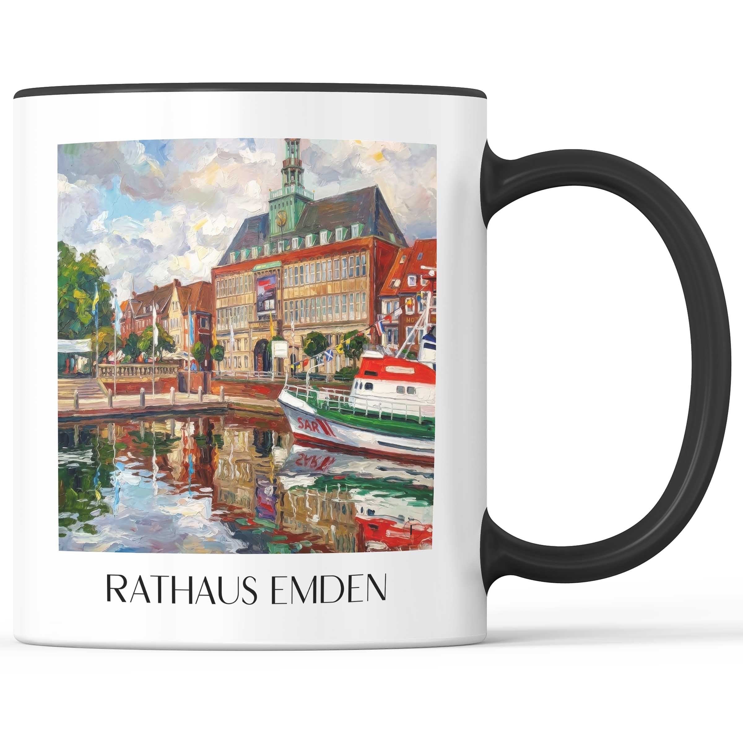 rathaus-emden-deutschland-kaffeebecher-oil-painting-oelgemaelde