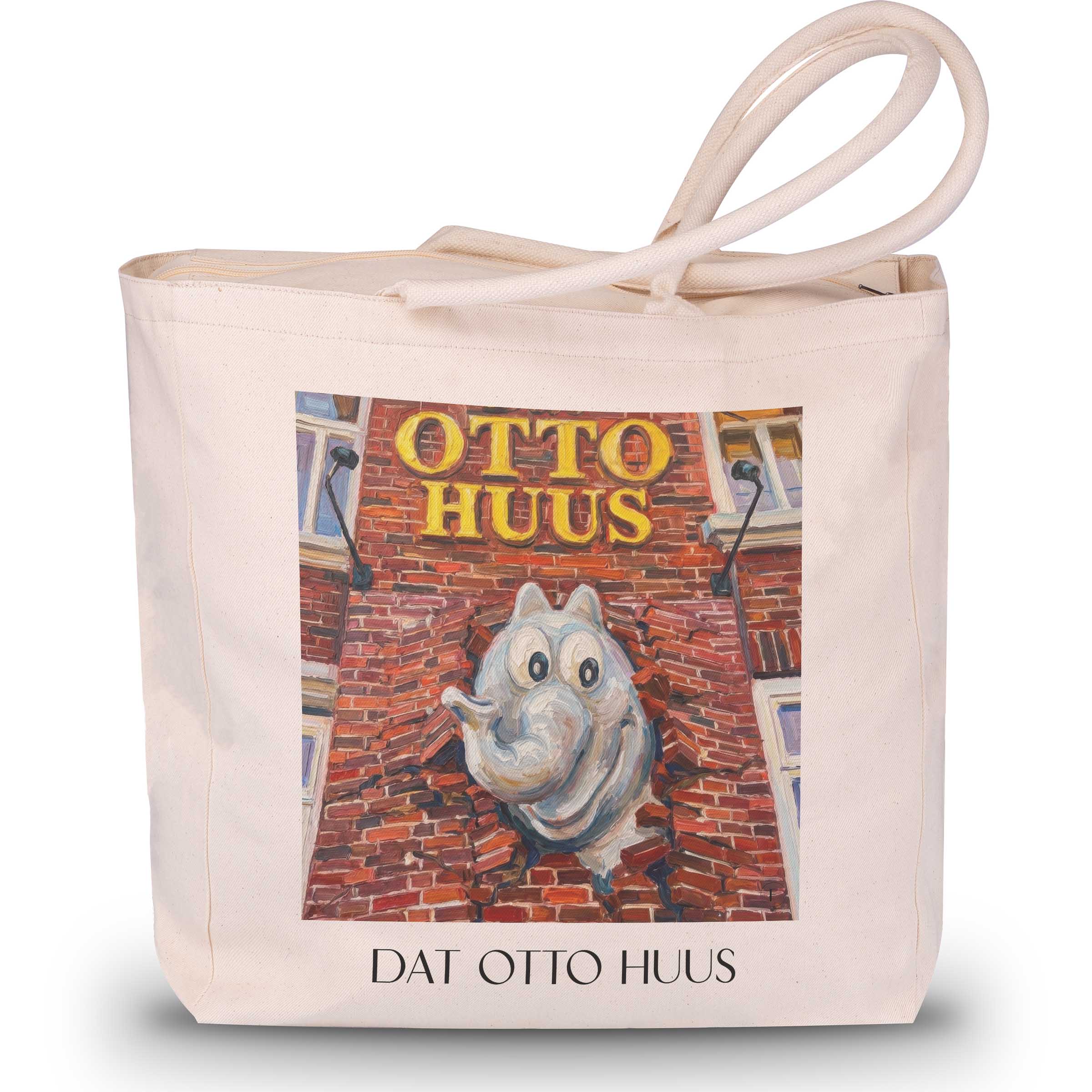 dat-otto-huus-emden-deutschland-einkaufstasche-oil-painting-oelgemaelde