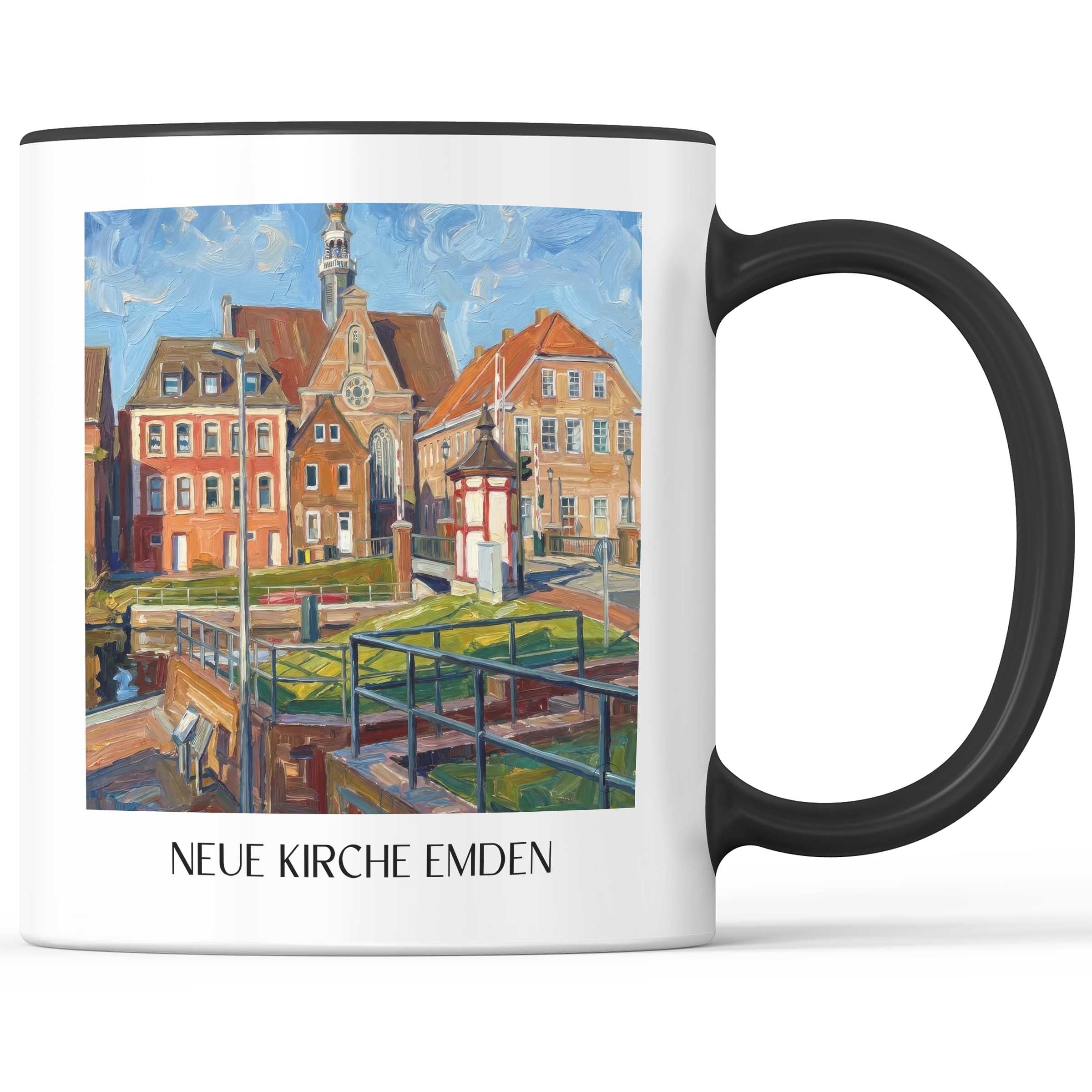 neue-kirche-emden-deutschland-kaffeebecher-oil-painting-oelgemaelde