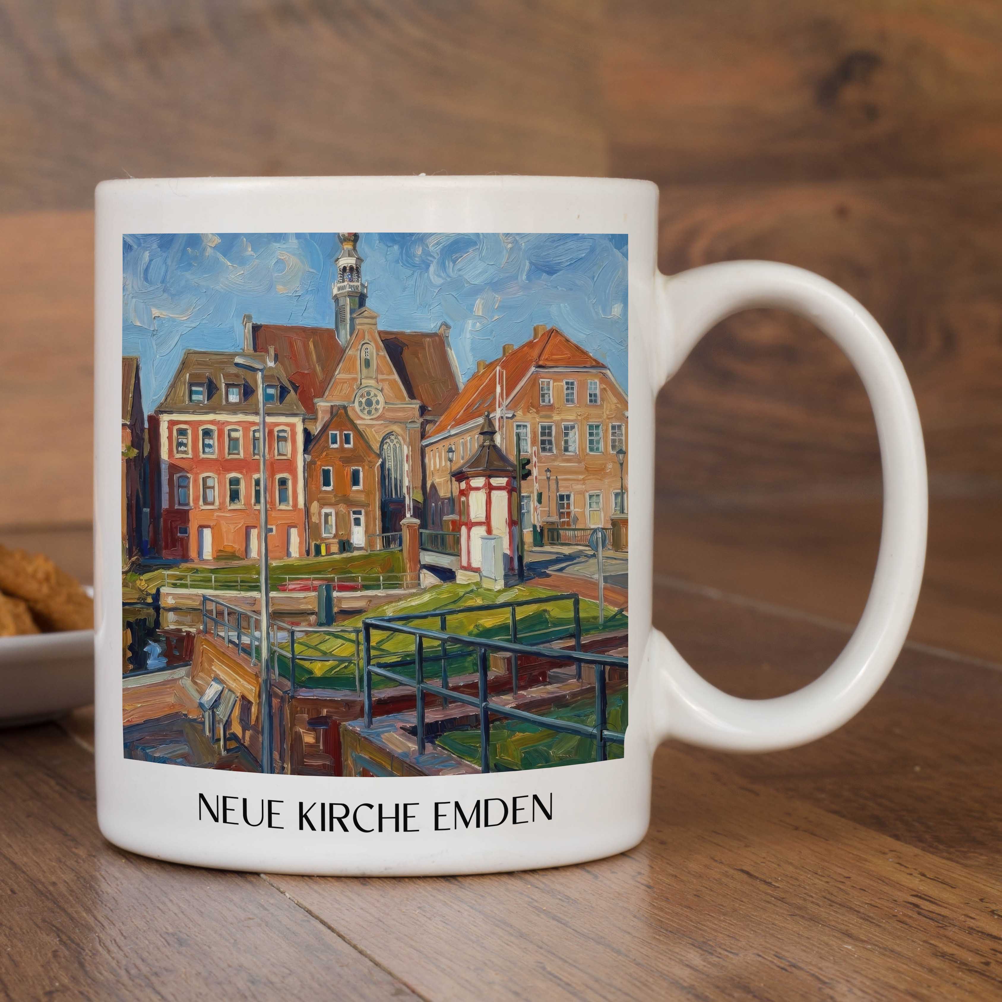 neue-kirche-emden-deutschland-kaffeebecher-oil-painting-oelgemaelde