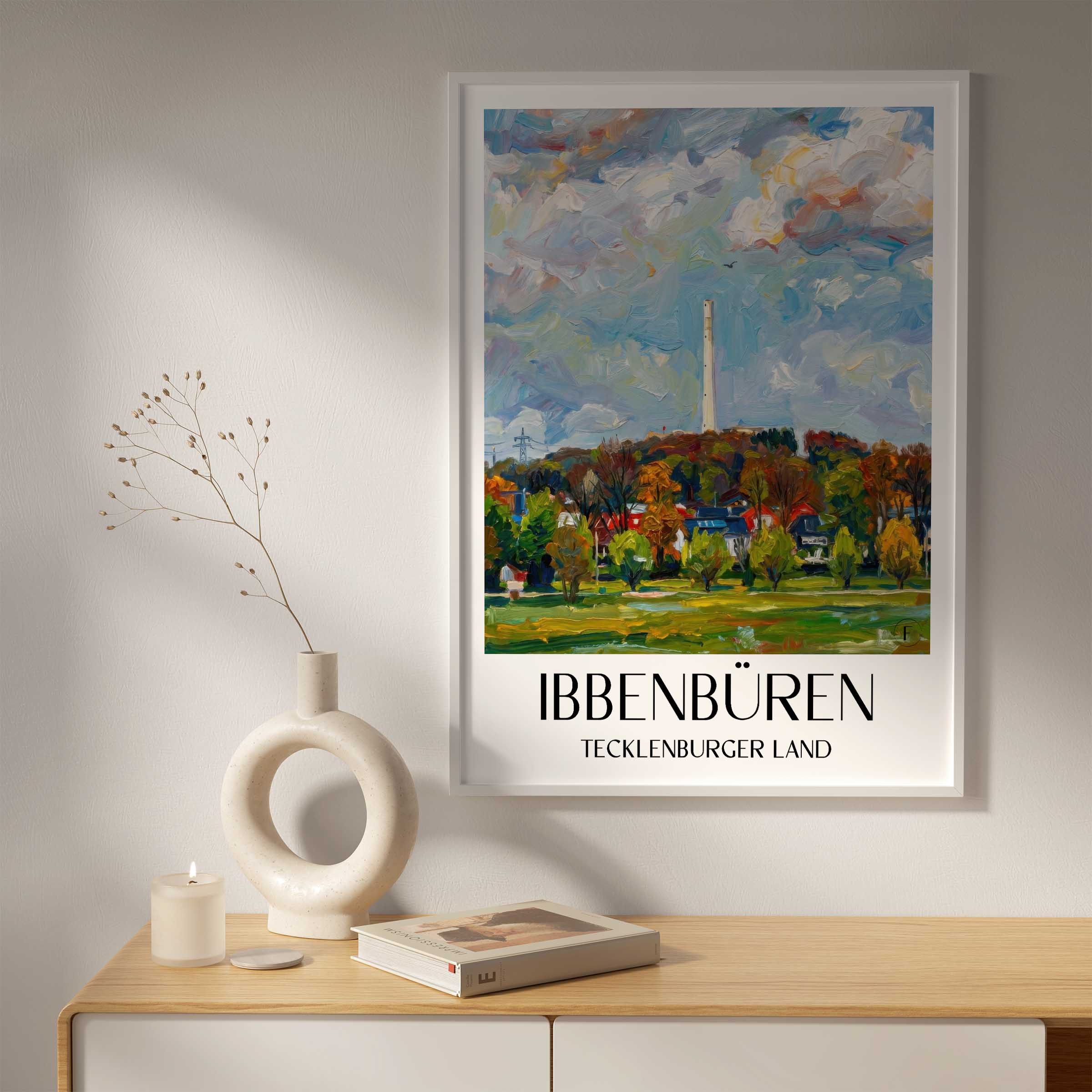ibbenbüren-tecklenburger-land-deutschland-poster-oil-painting-oelgemaelde