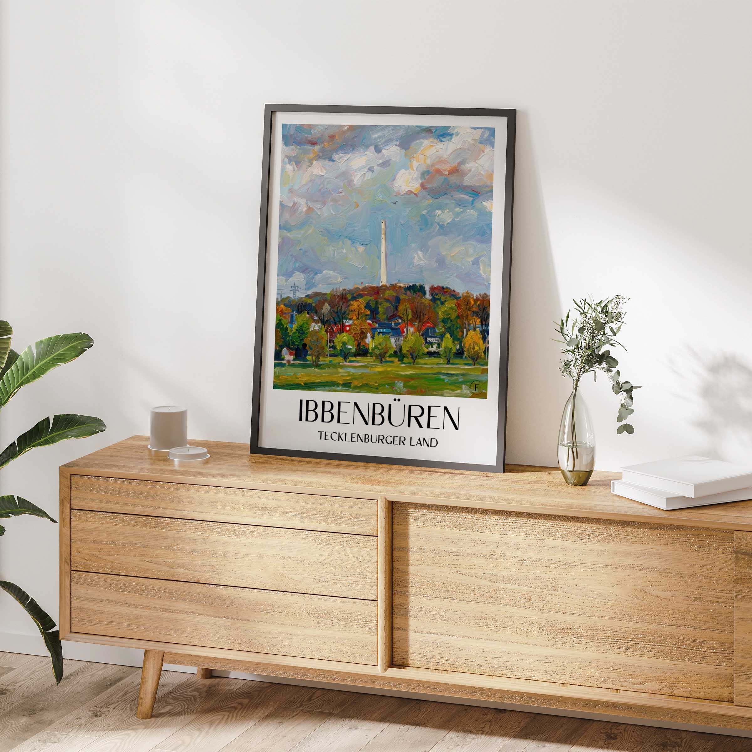 ibbenbüren-tecklenburger-land-deutschland-poster-oil-painting-oelgemaelde