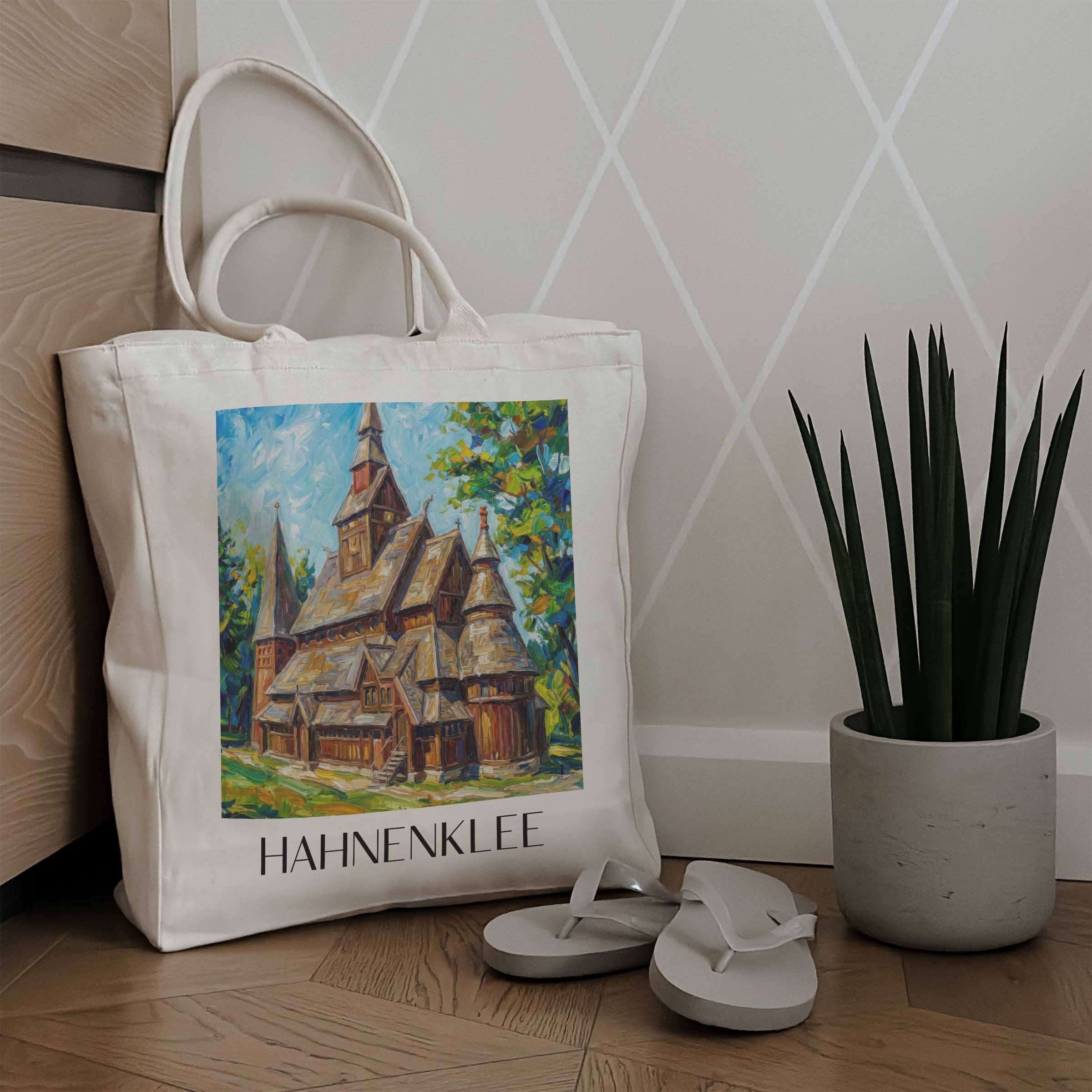 hahnenklee-goslar-deutschland-einkaufstasche-oil-painting-oelgemaelde