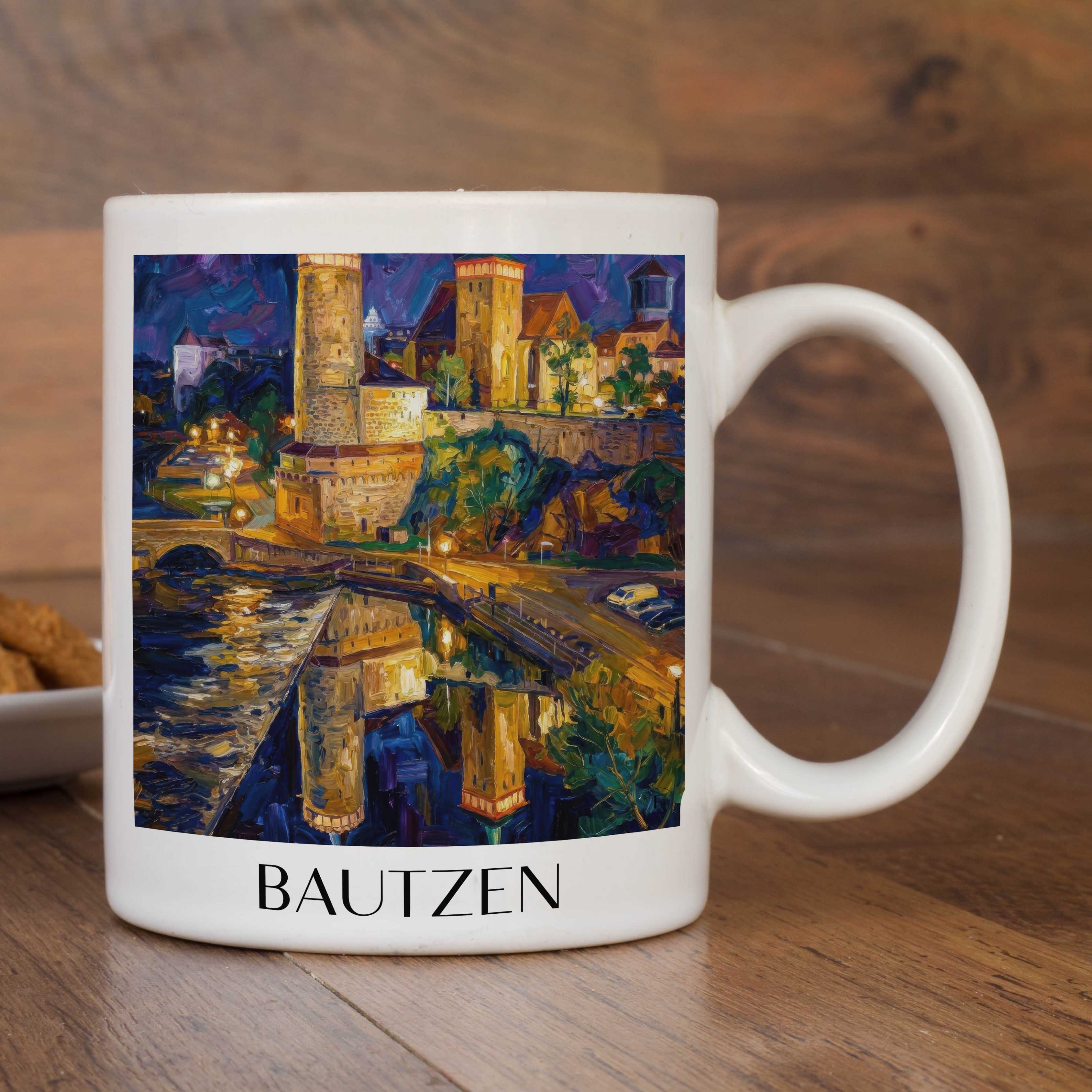 bautzen-(bei-nacht)-oberlausitz-deutschland-kaffeebecher-oil-painting-oelgemaelde