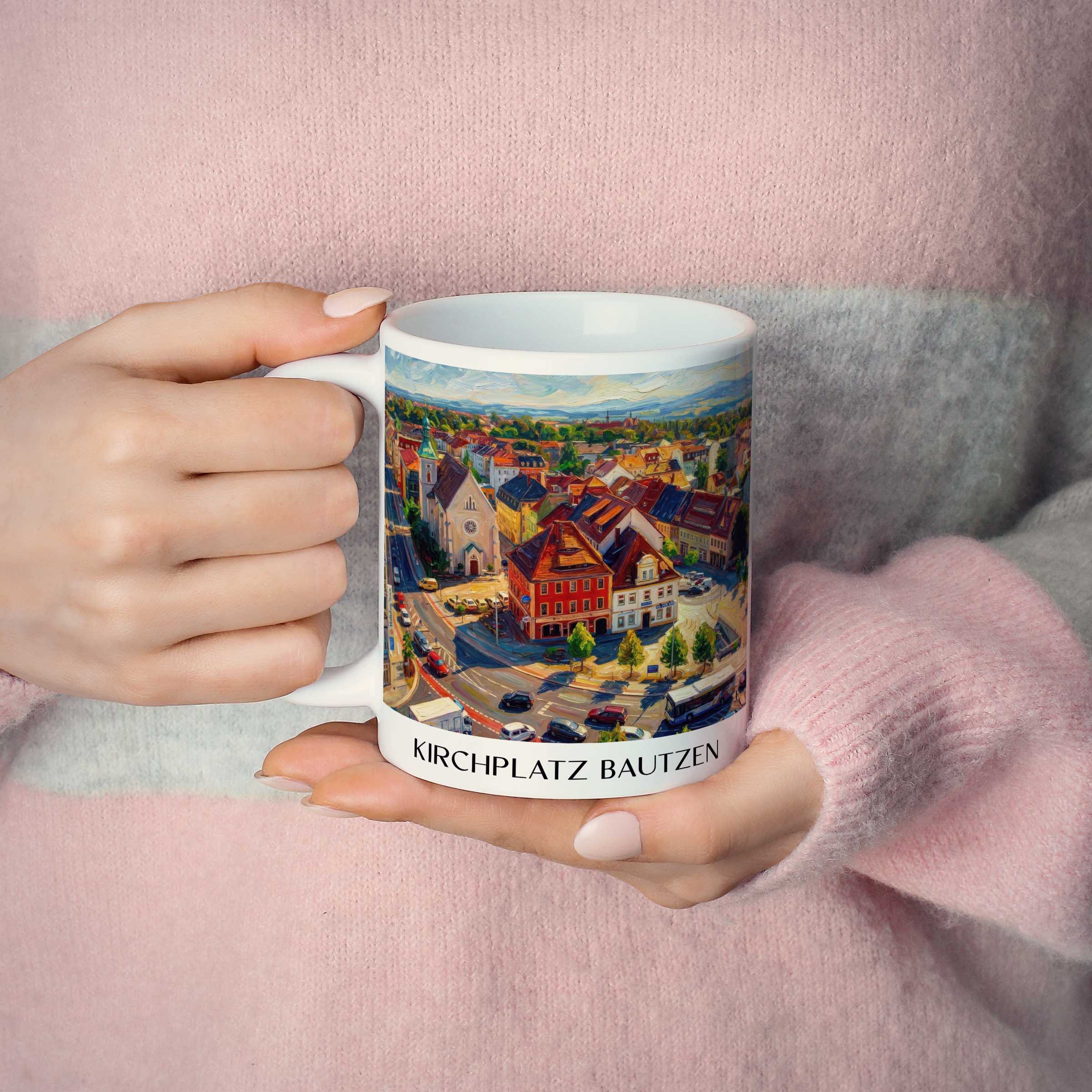 kirchplatz-bautzen-deutschland-kaffeebecher-oil-painting-oelgemaelde
